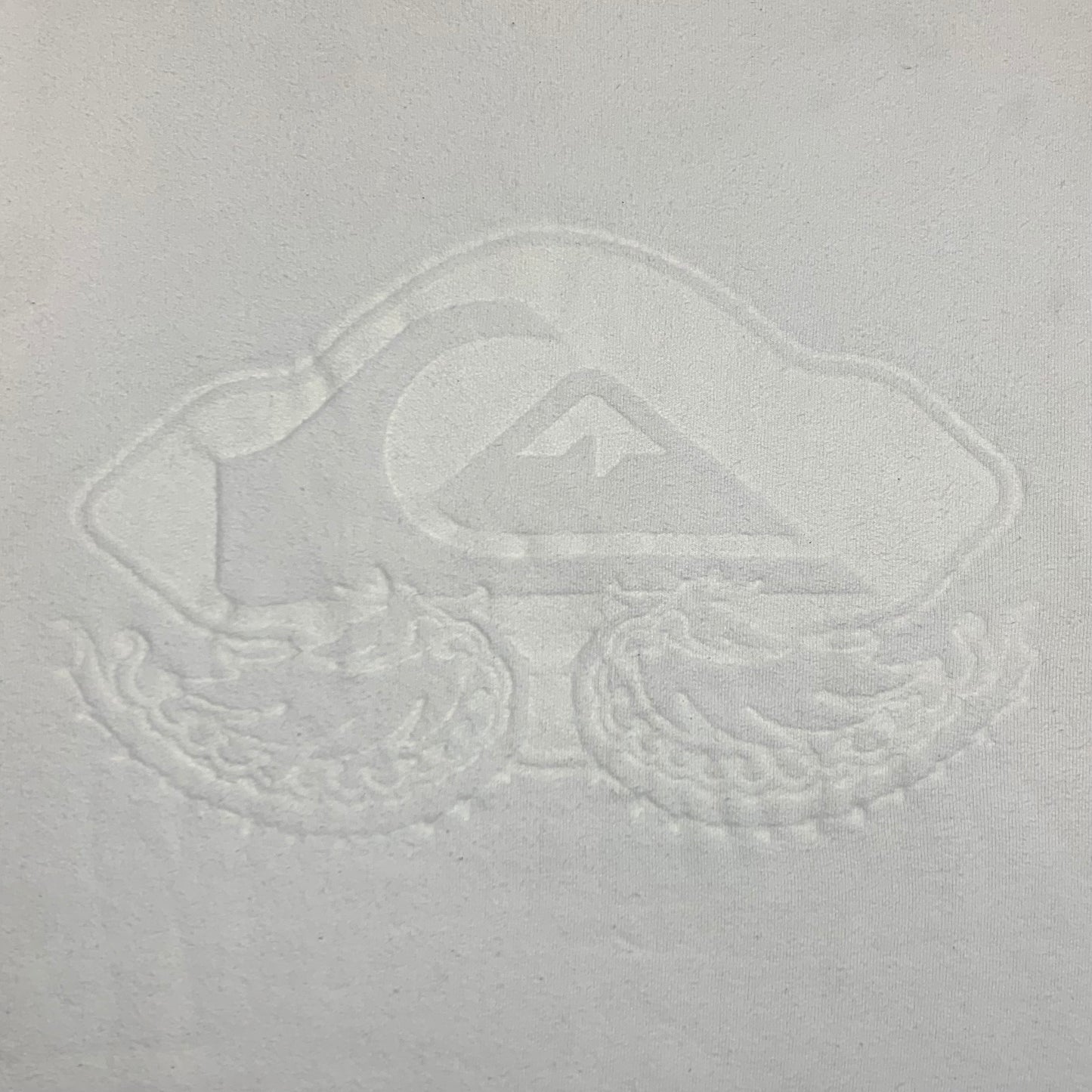 Quiksilver 90s cream graphic boxy sweatshirt