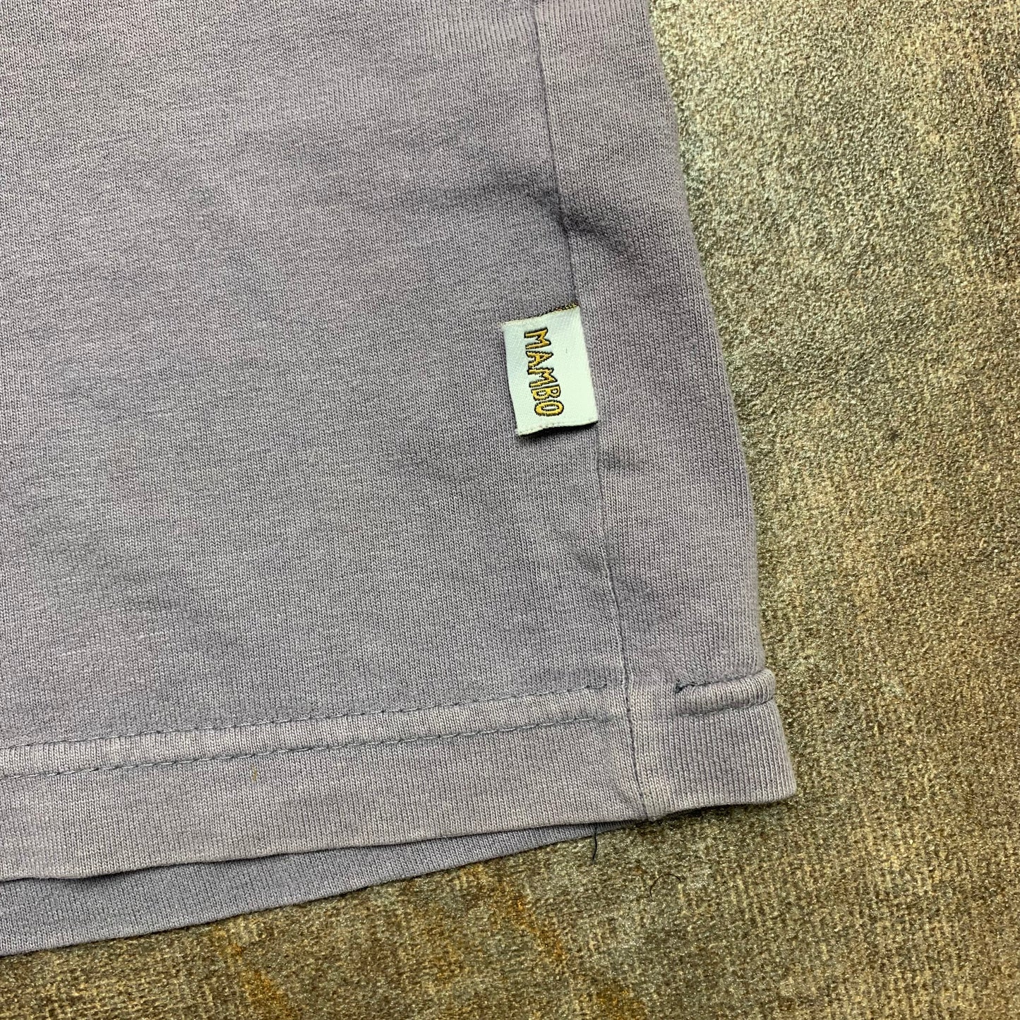 Mambo 00s purple-grey faded graphic tee