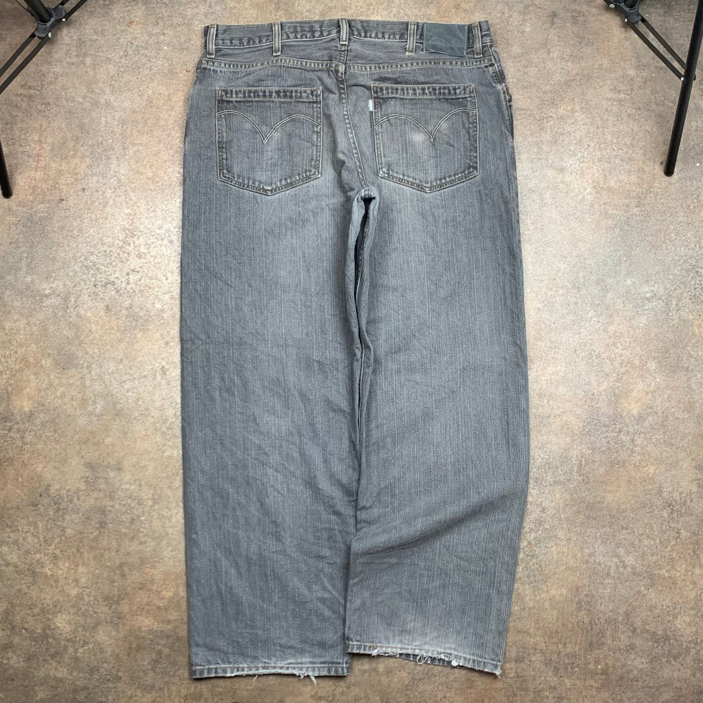 Levi's Silvertab 00s baggy black grey jeans