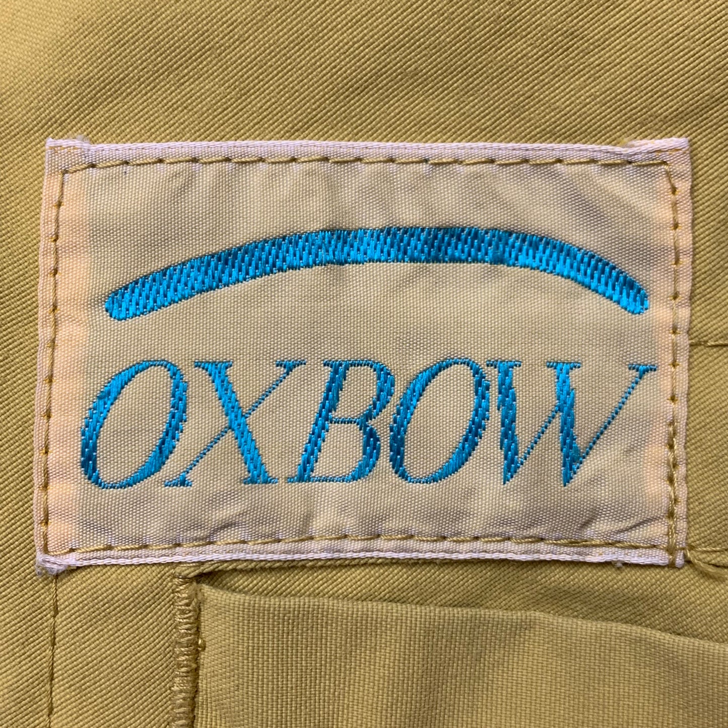 Oxbow 90s yellow graphic boxy zip jacket