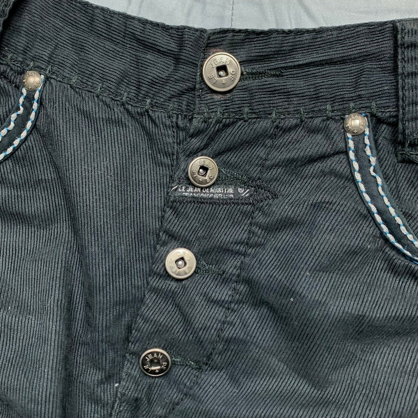 Marithé + François Girbaud 00s corduroy twisted jeans