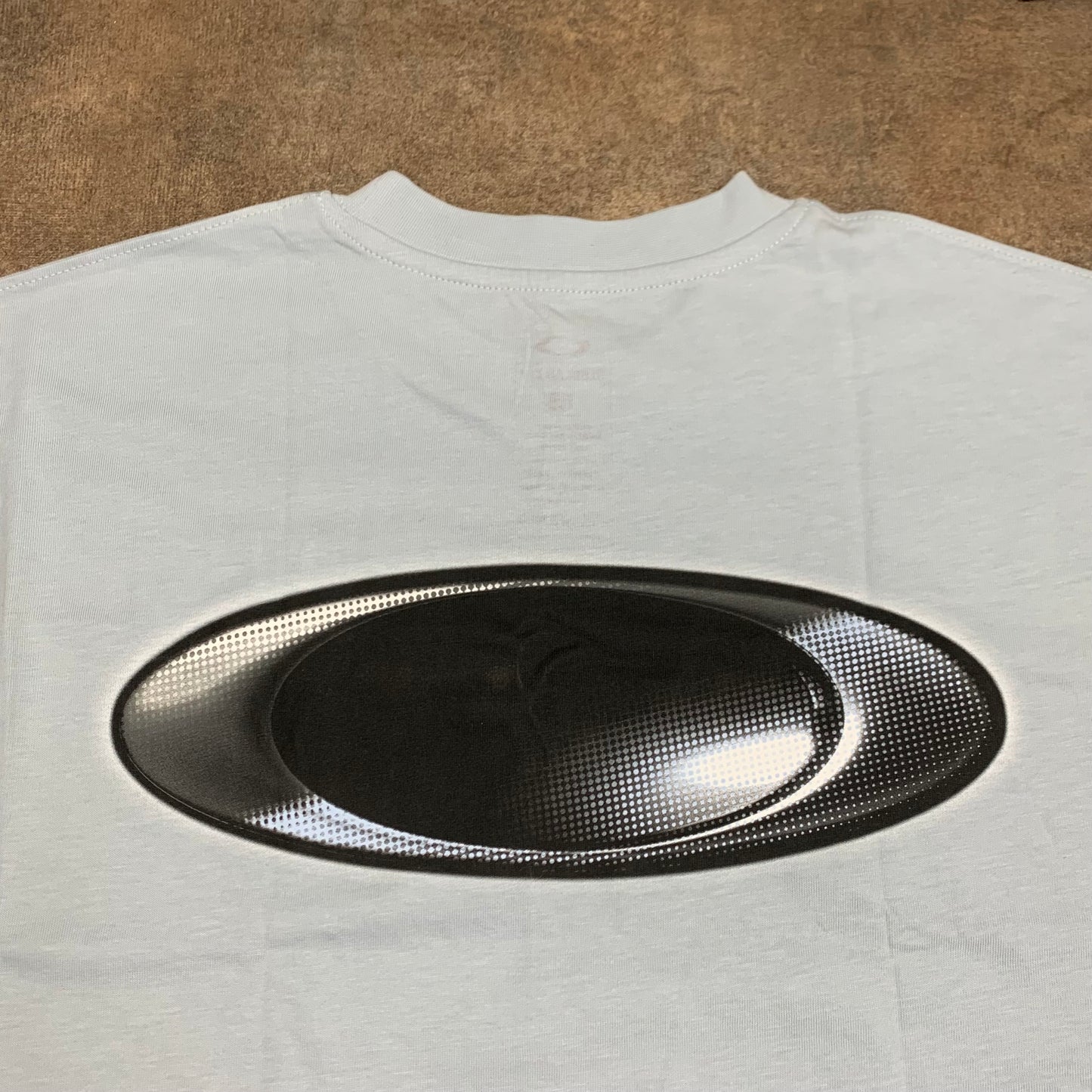 Oakley 00s light blue graphic tee