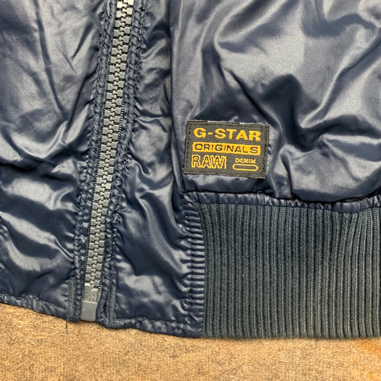 G-Star Raw 00s navy utilised bomber jacket