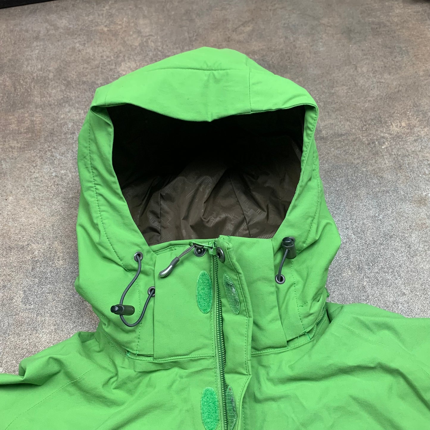 Salomon 00s 2 in 1 green grey utilised ski jacket