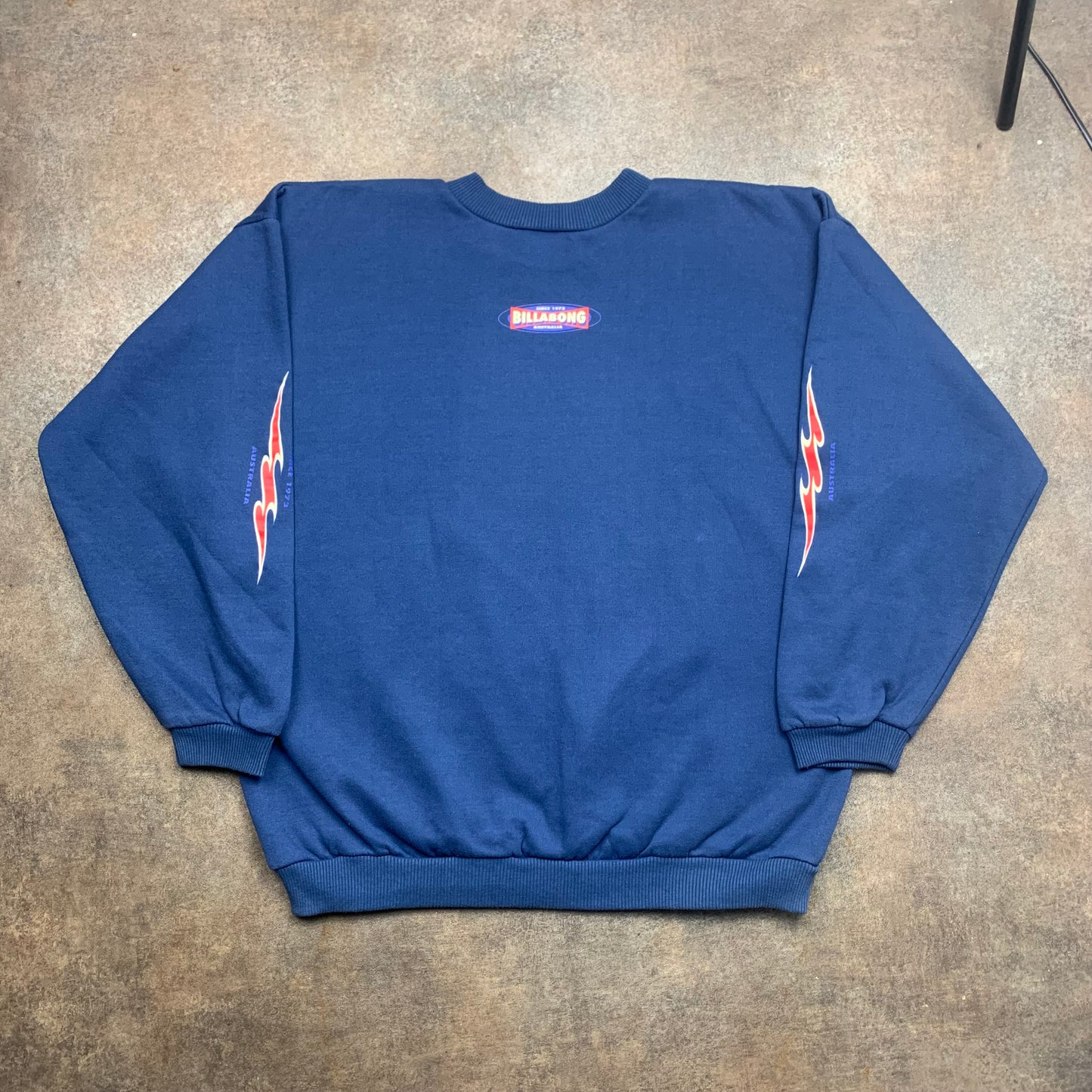 Billabong 90s graphic navy sweatshirt