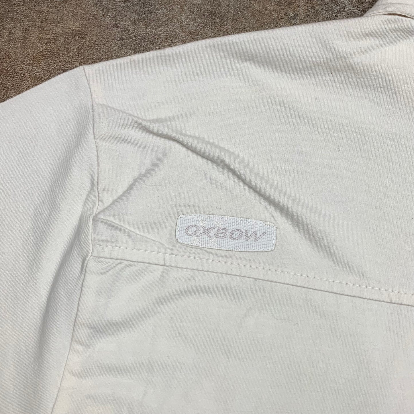 Oxbow 00s deadstock graphic polo shirt