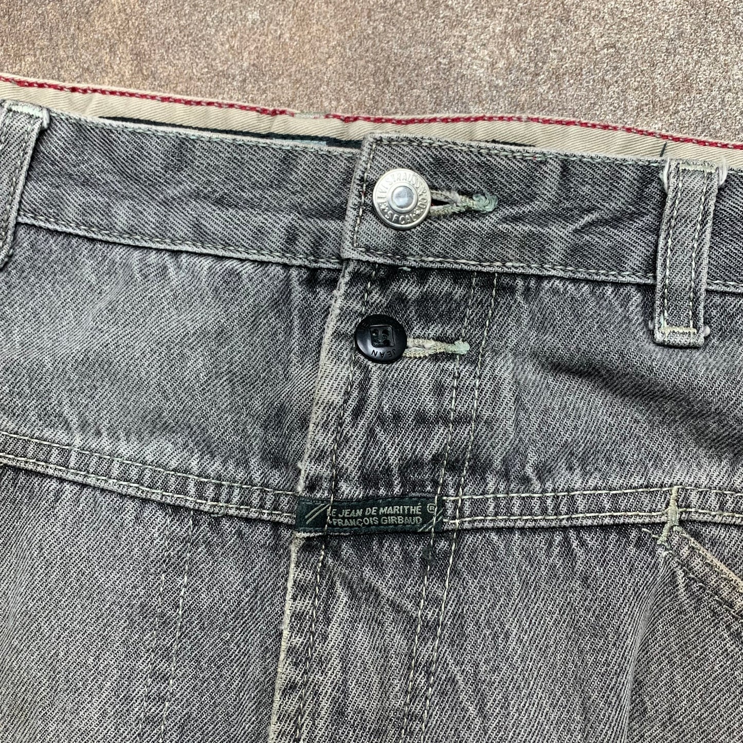 Marithé + François Girbaud 00s grey baggy jeans