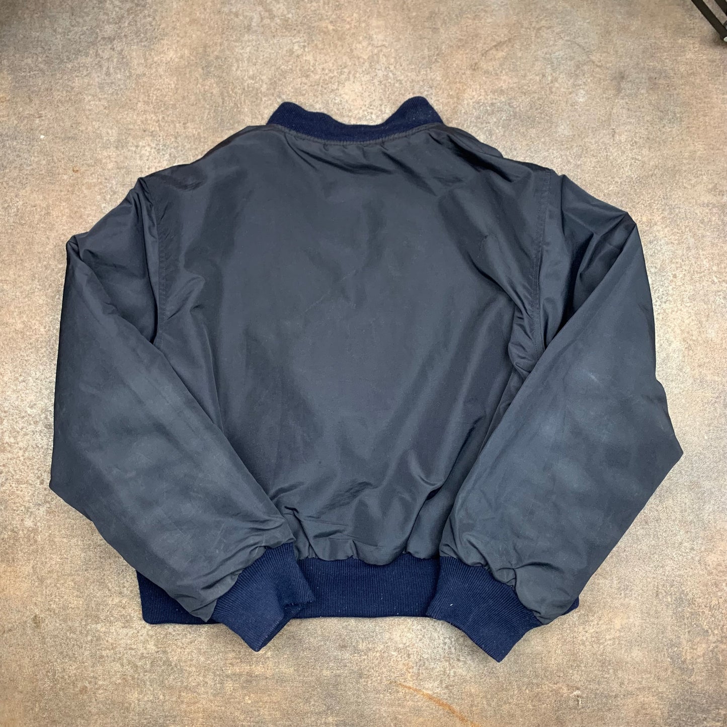 Playboy 00s reversible black blue cropped jacket