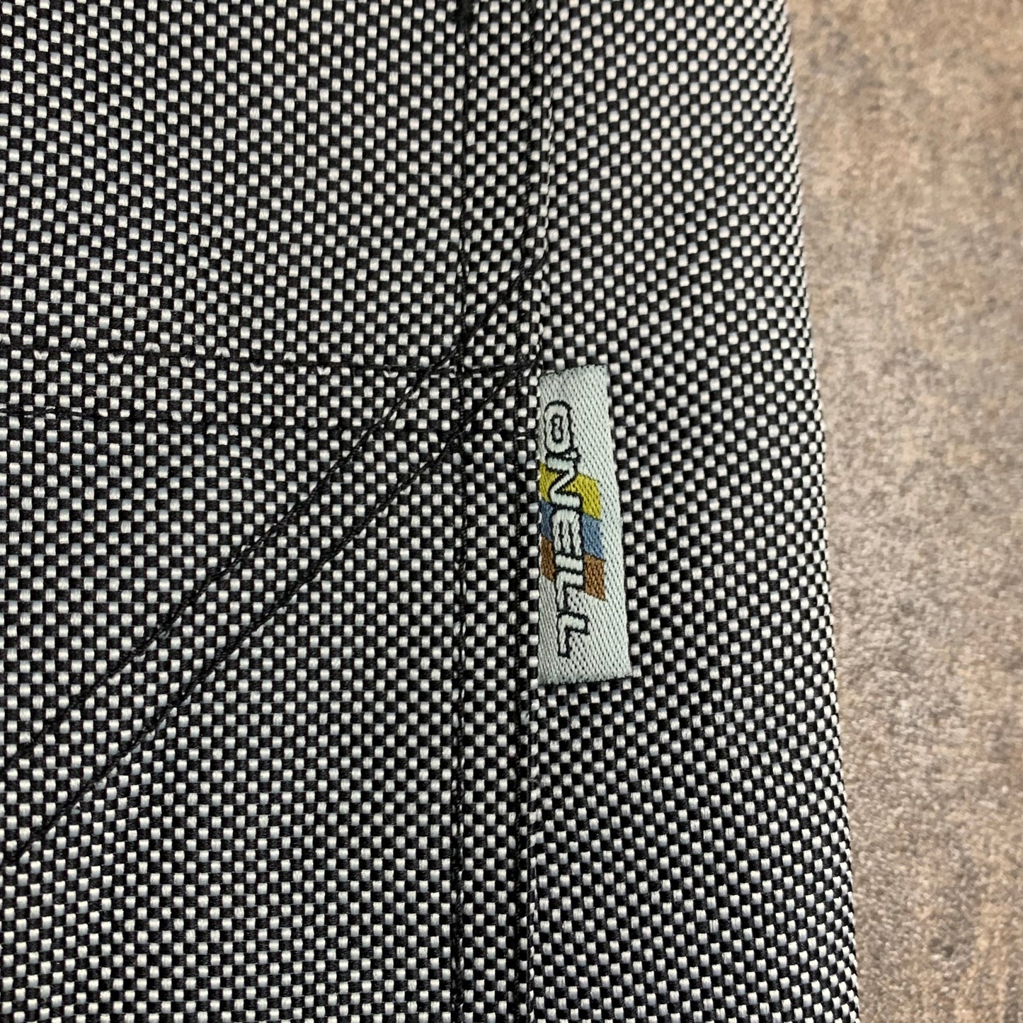 O'Neill 00s grey checkered ski salopettes