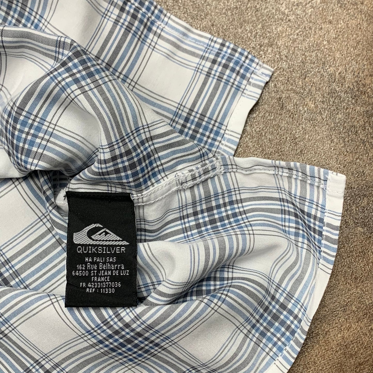 Quiksilver 00s plaid button shirt