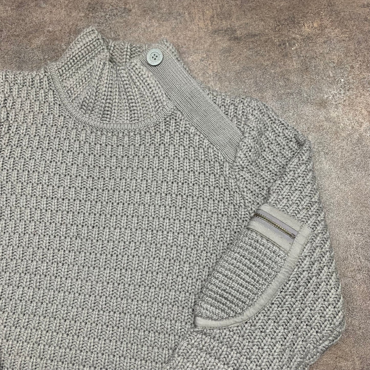 Oxbow 00s asymmetrical zip knit
