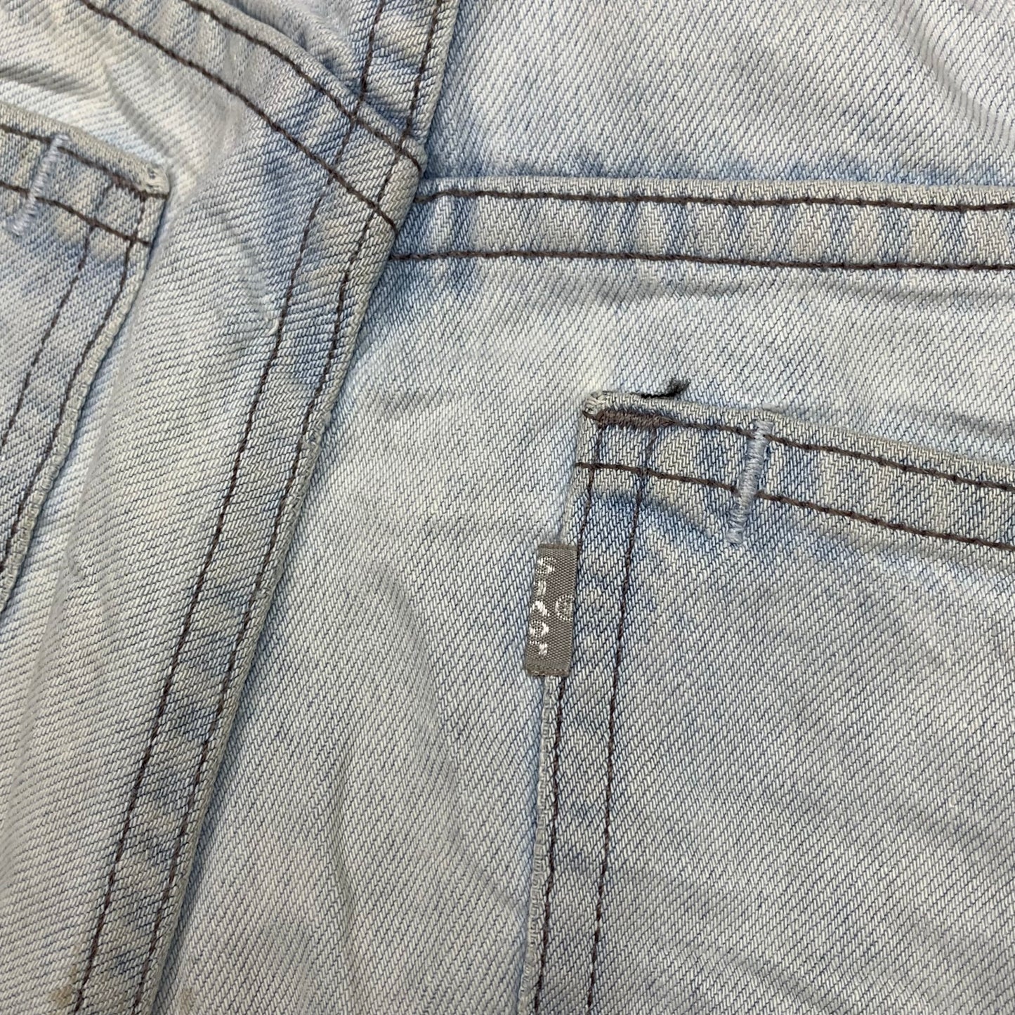 Levi's Silvertab 00s baggy pale blue jeans