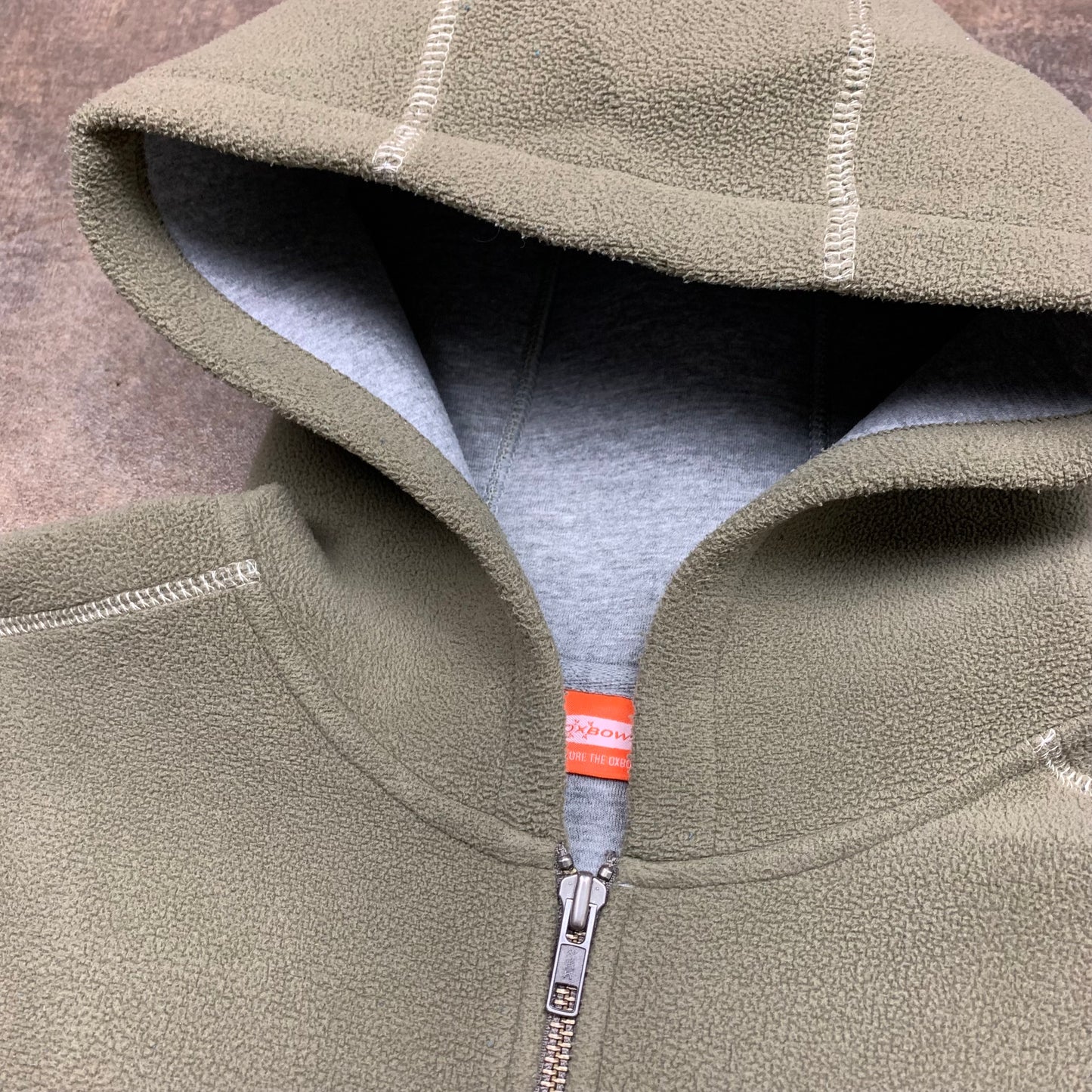 Oxbow 00s graphic lined hoodie