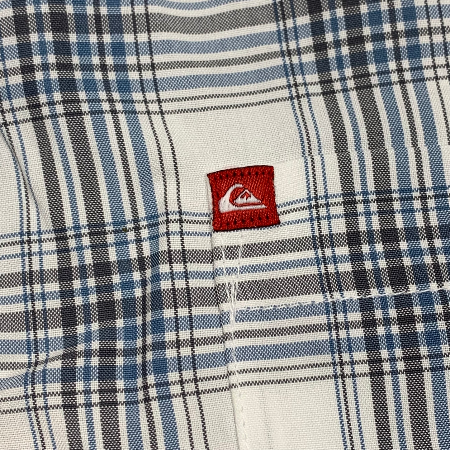 Quiksilver 00s plaid button shirt