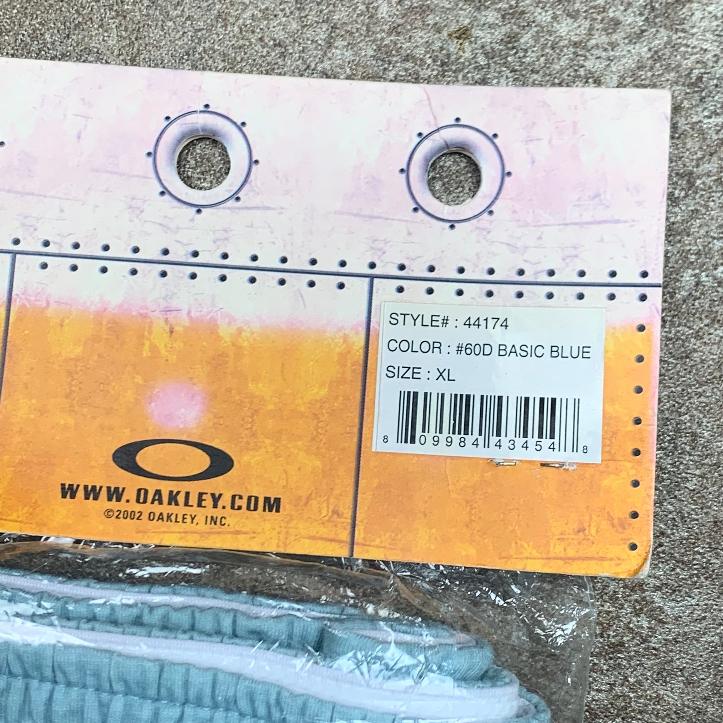Oakley Software 00s deadstock blue boxer pants