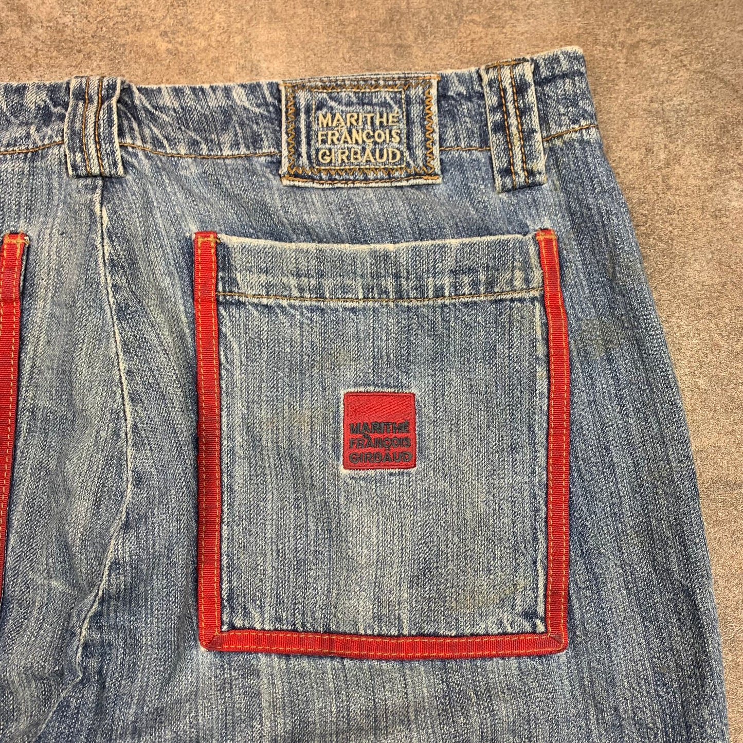 Marithé + François Girbaud 00s blue baggy jeans