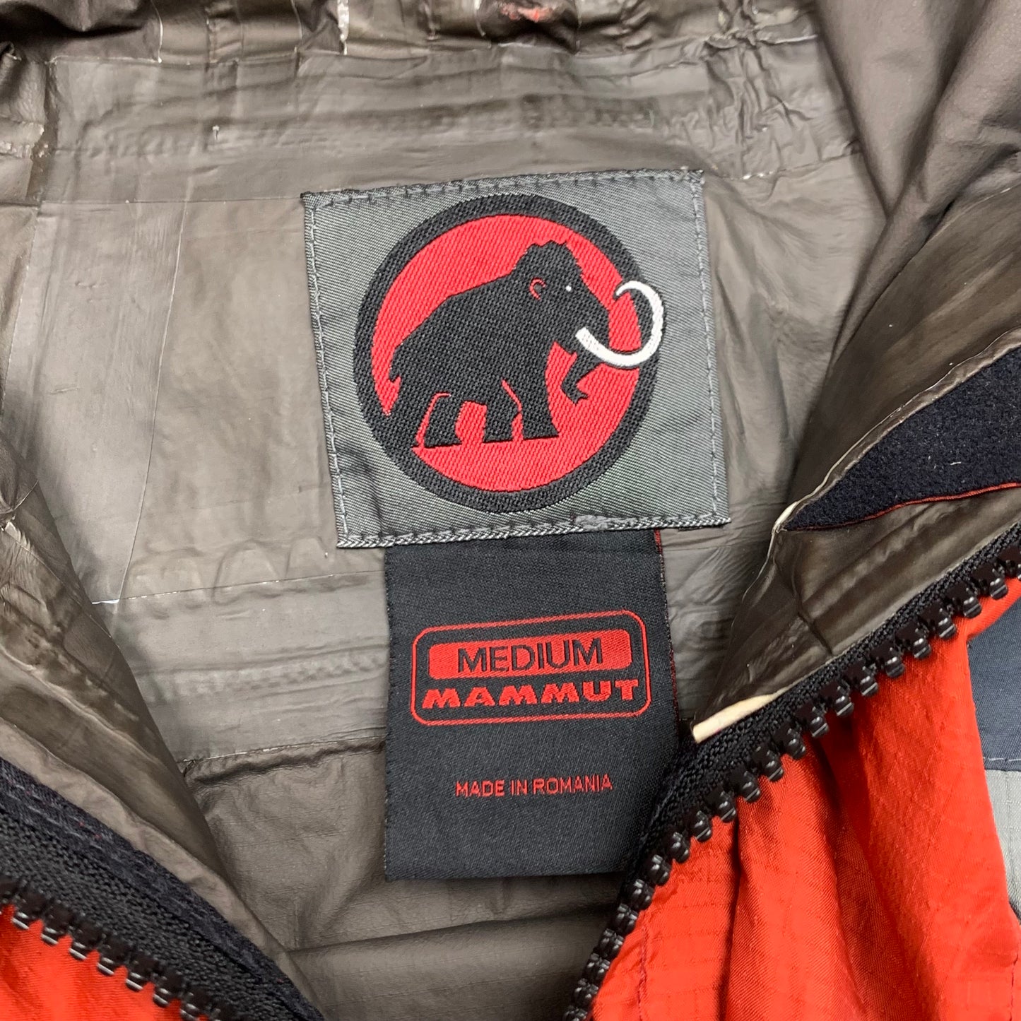 Mammut 90s gore-tex utilised orange grey jacket