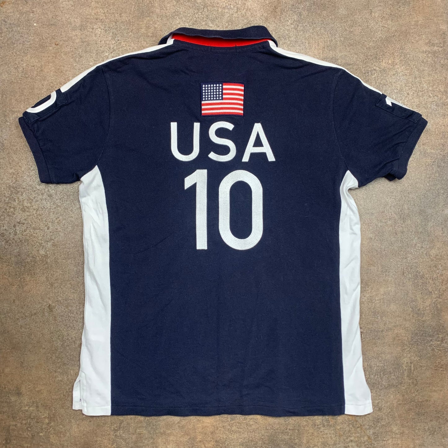 Polo Ralph Lauren USA navy polo shirt