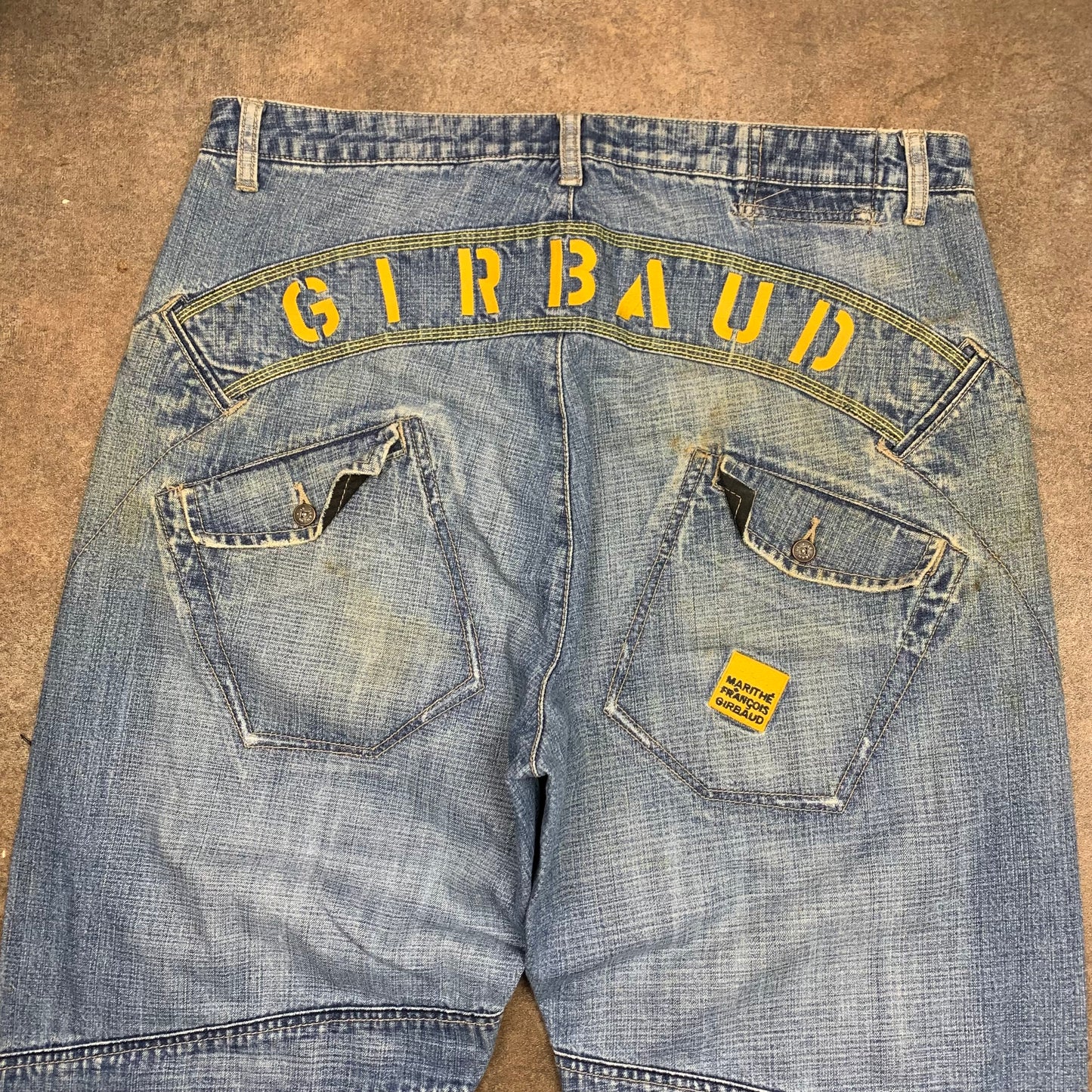 Marithé + François Girbaud 00s baggy graphic jeans