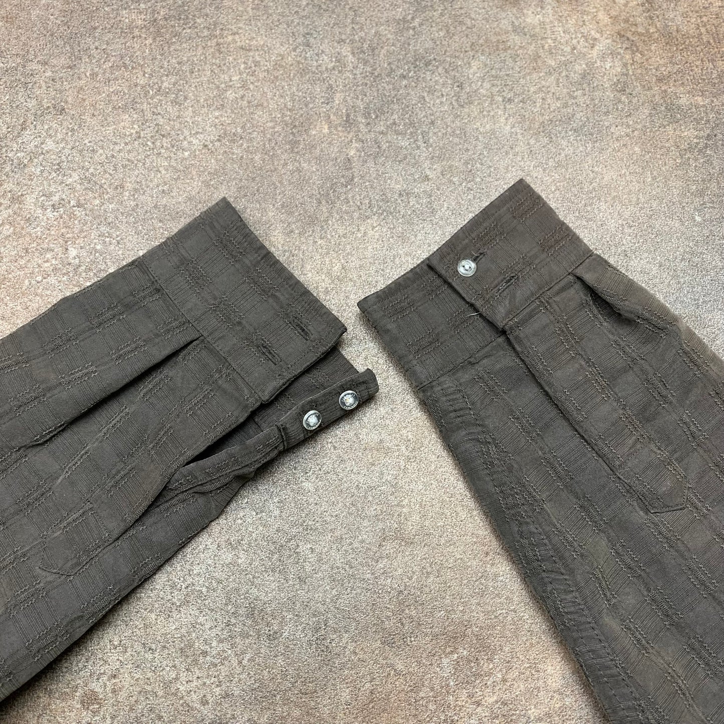 Rip Curl 90s brown cut & sew graphic shirt