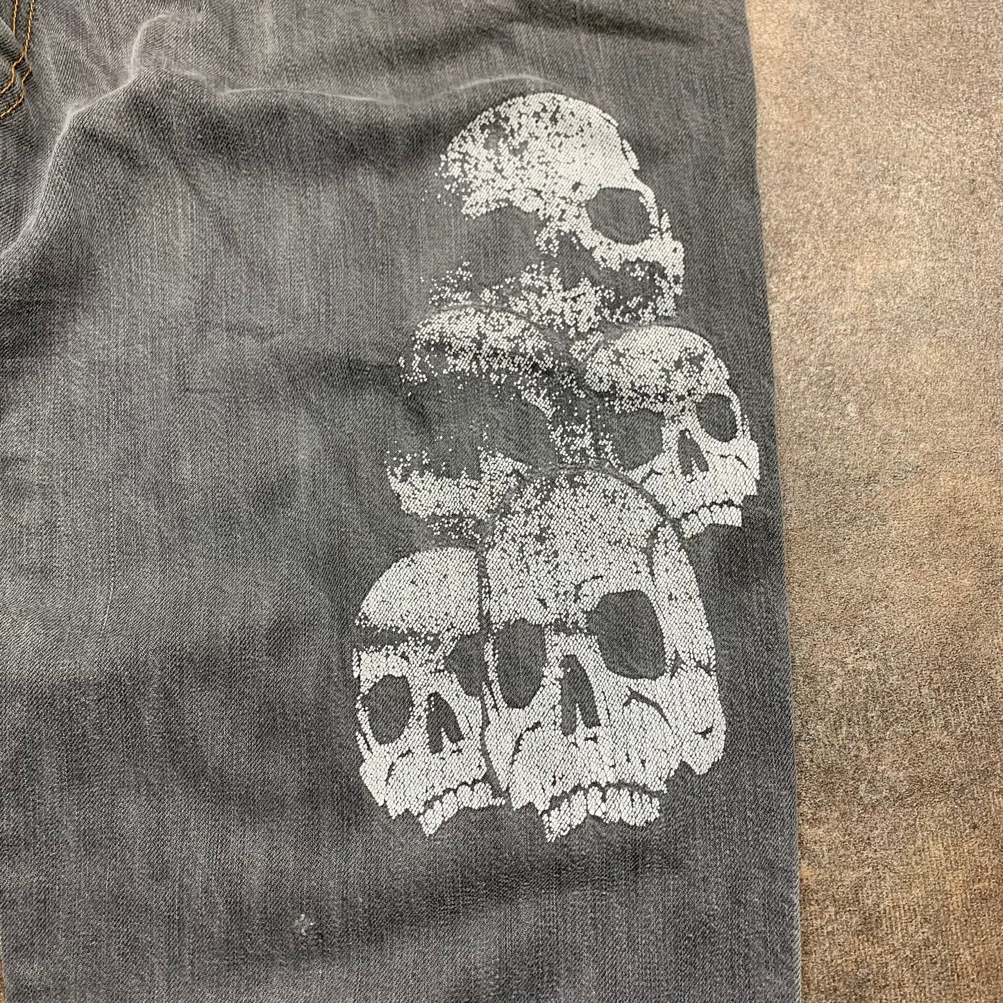 Diabolik Goeland 00s baggy skull jeans