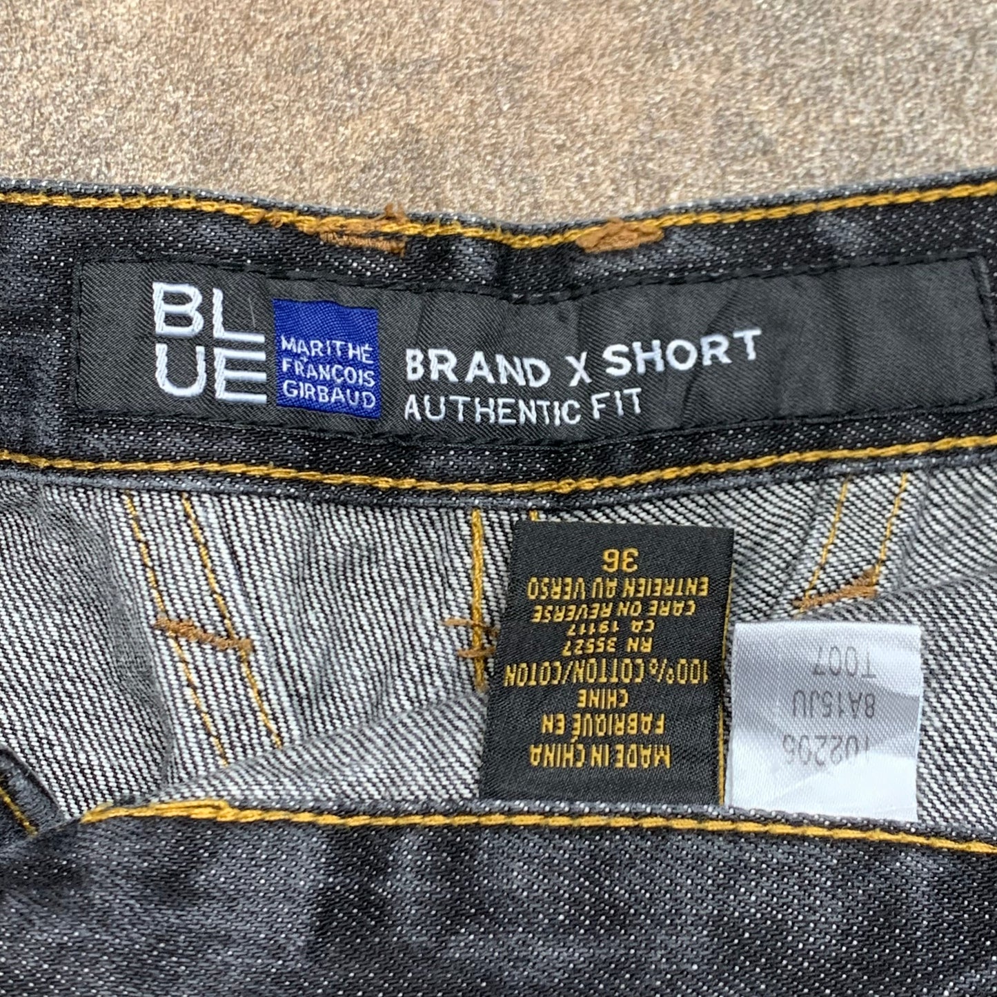 Marithé + François Girbaud 00s black baggy jorts