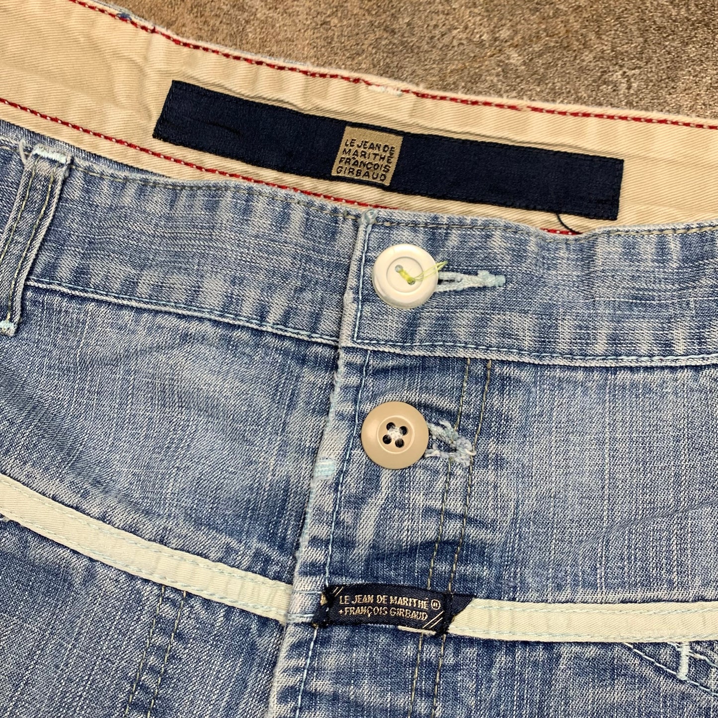 Marithé + François Girbaud 00s baggy light blue jeans