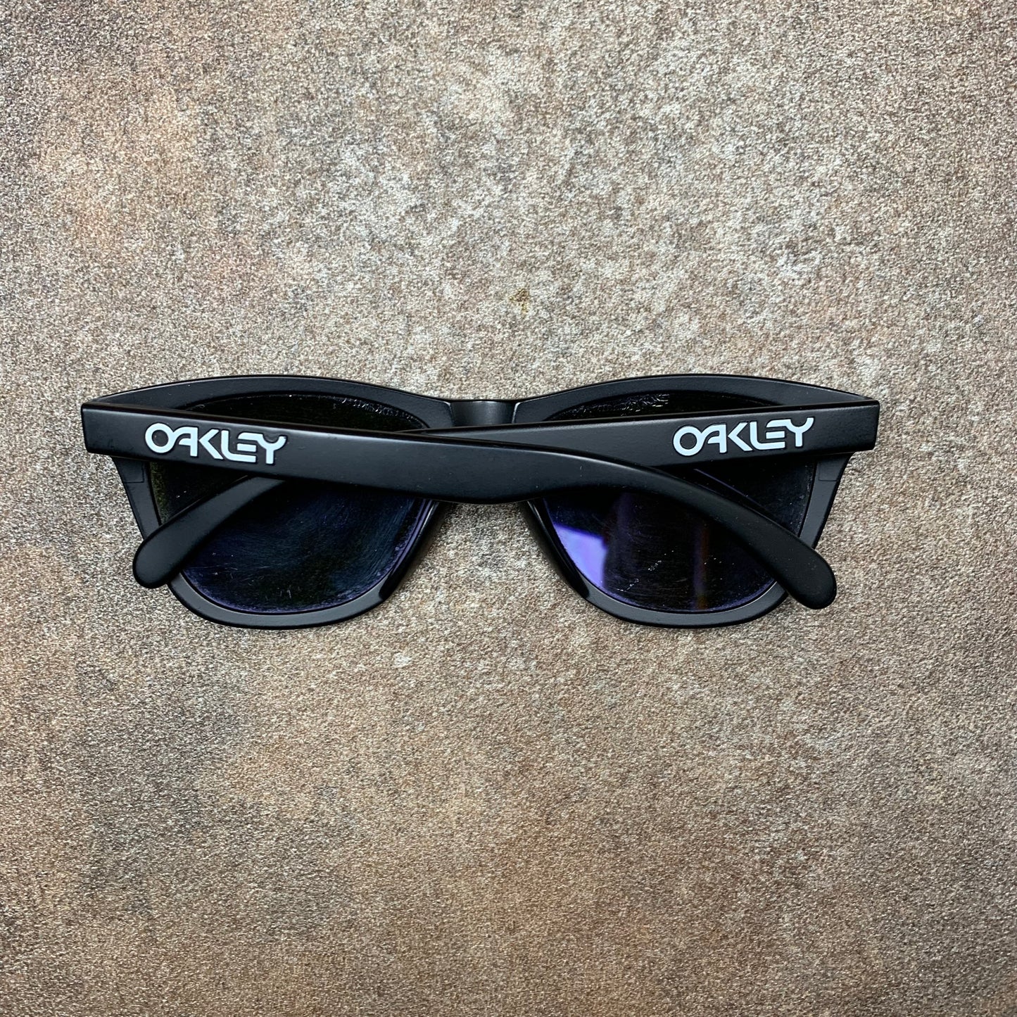 Oakley Frogskin black purple sunglasses