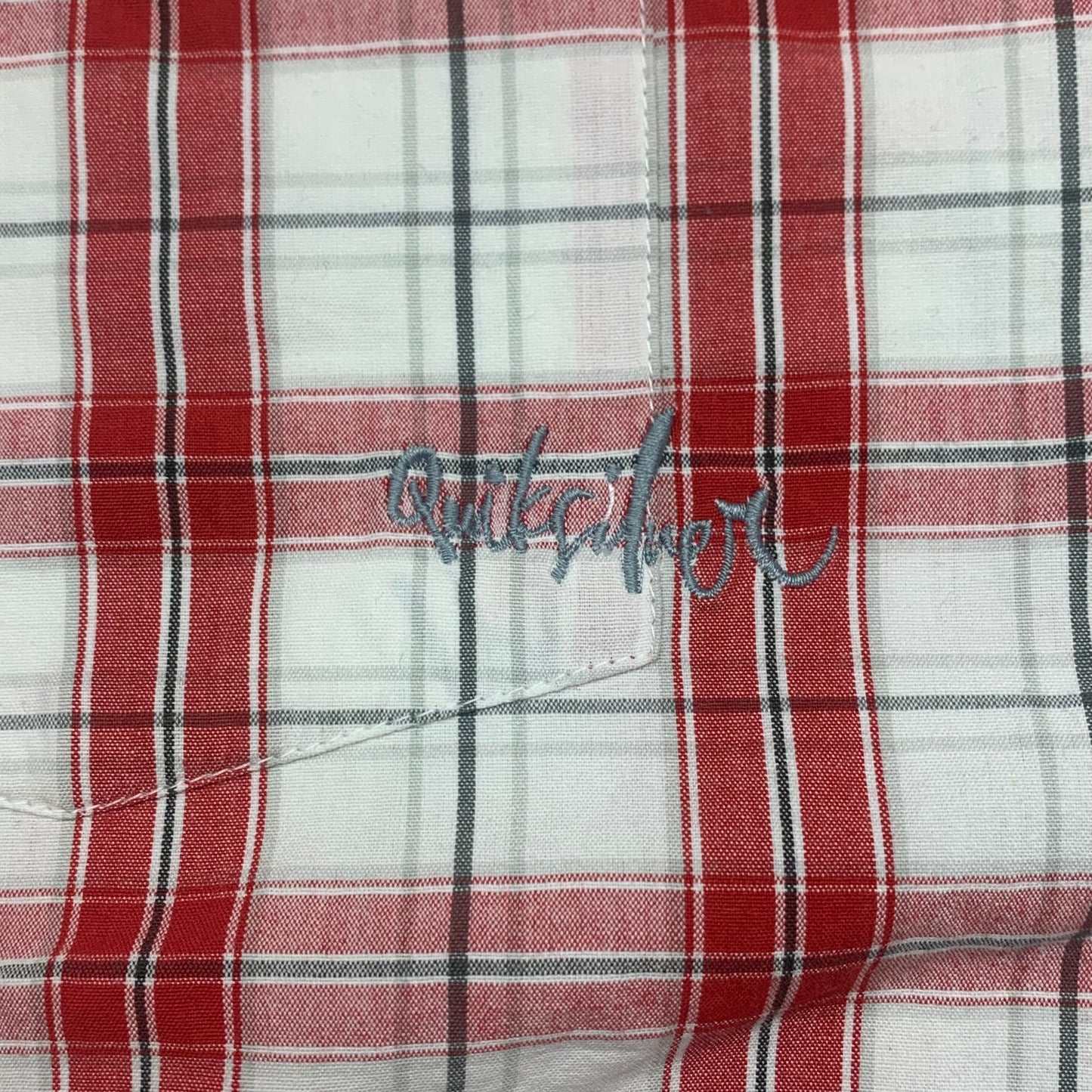Quiksilver 00s plaid button shirt