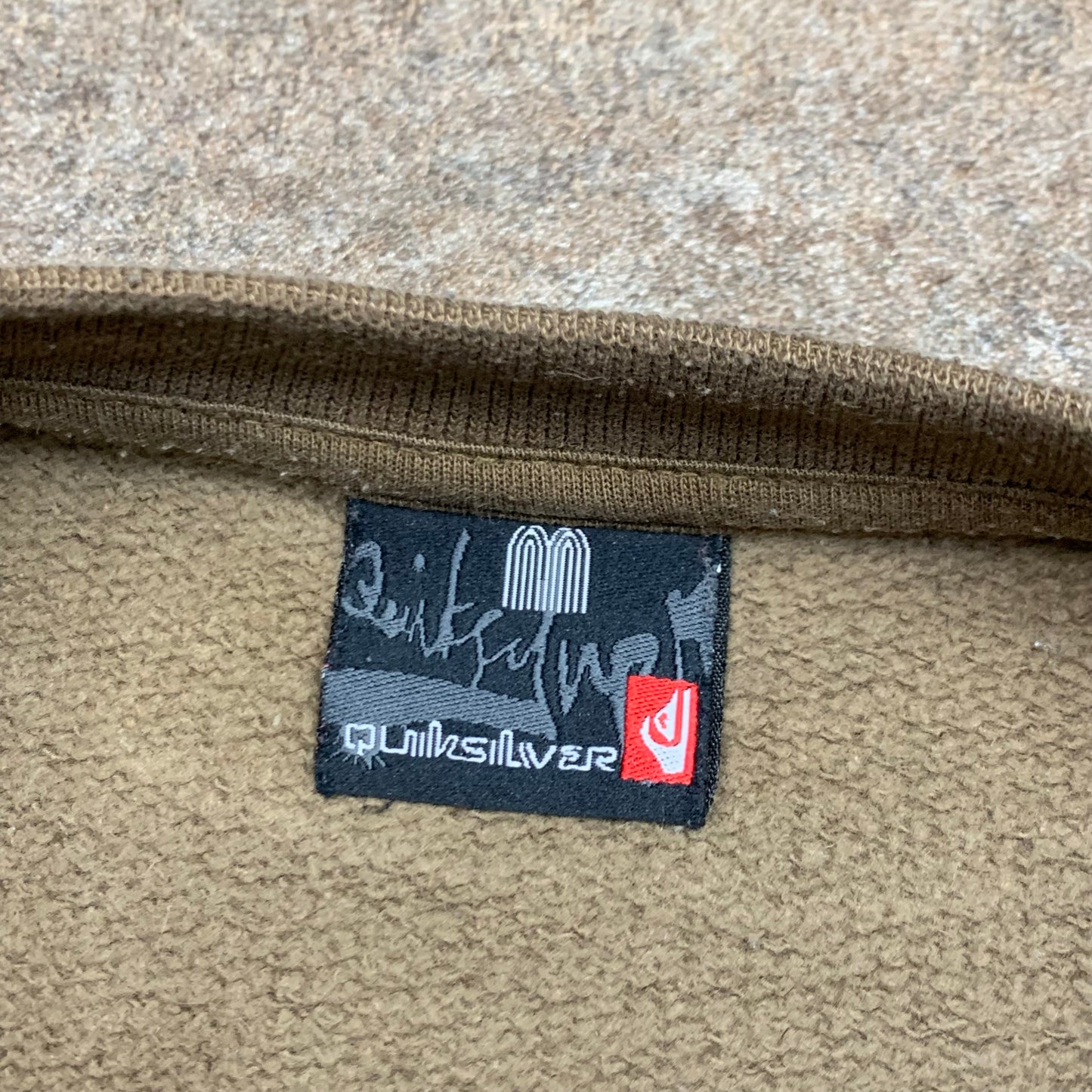 Quiksilver 00s brown graphic sweatshirt