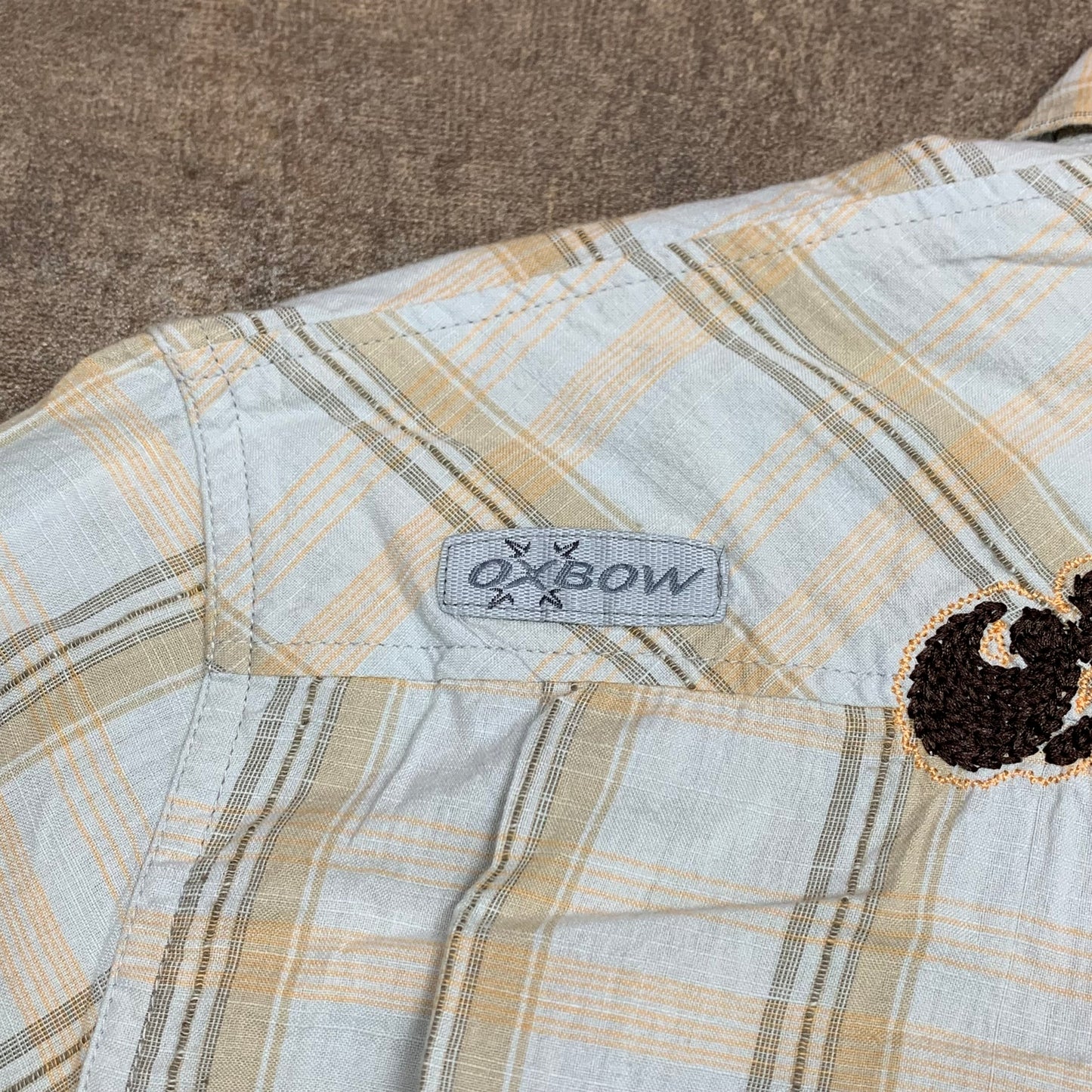 Oxbow 00s deadstock graphic button shirt