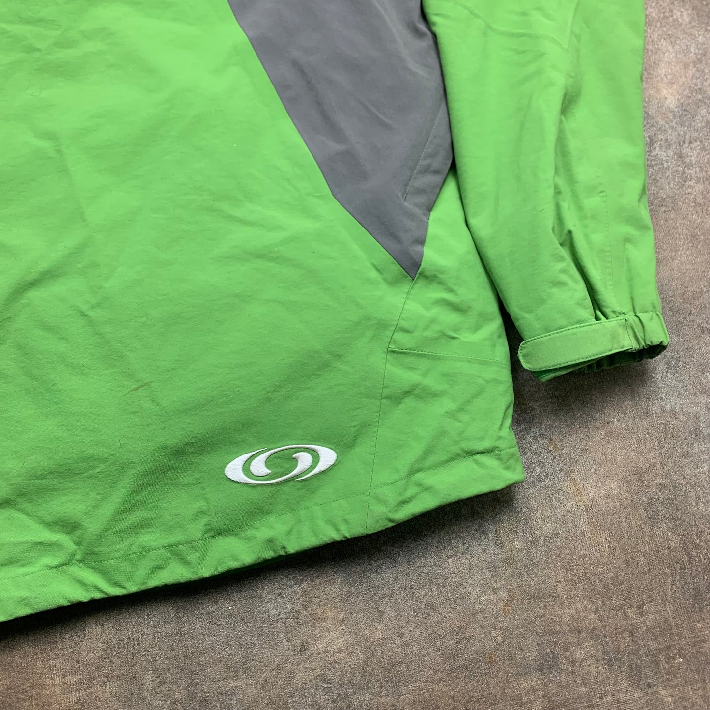 Salomon 00s 2 in 1 green grey utilised ski jacket