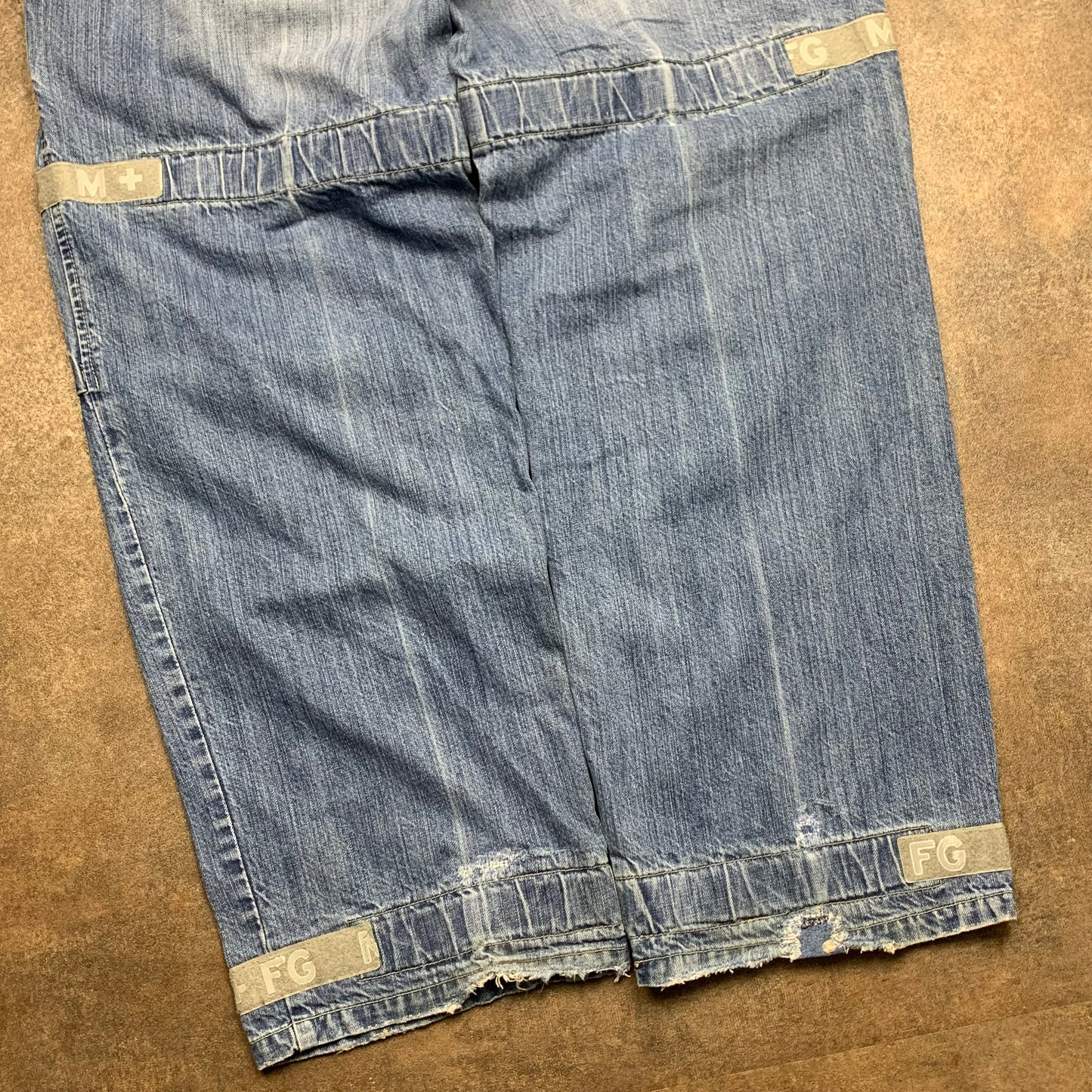 Marithé + François Girbaud 00s baggy blue jeans