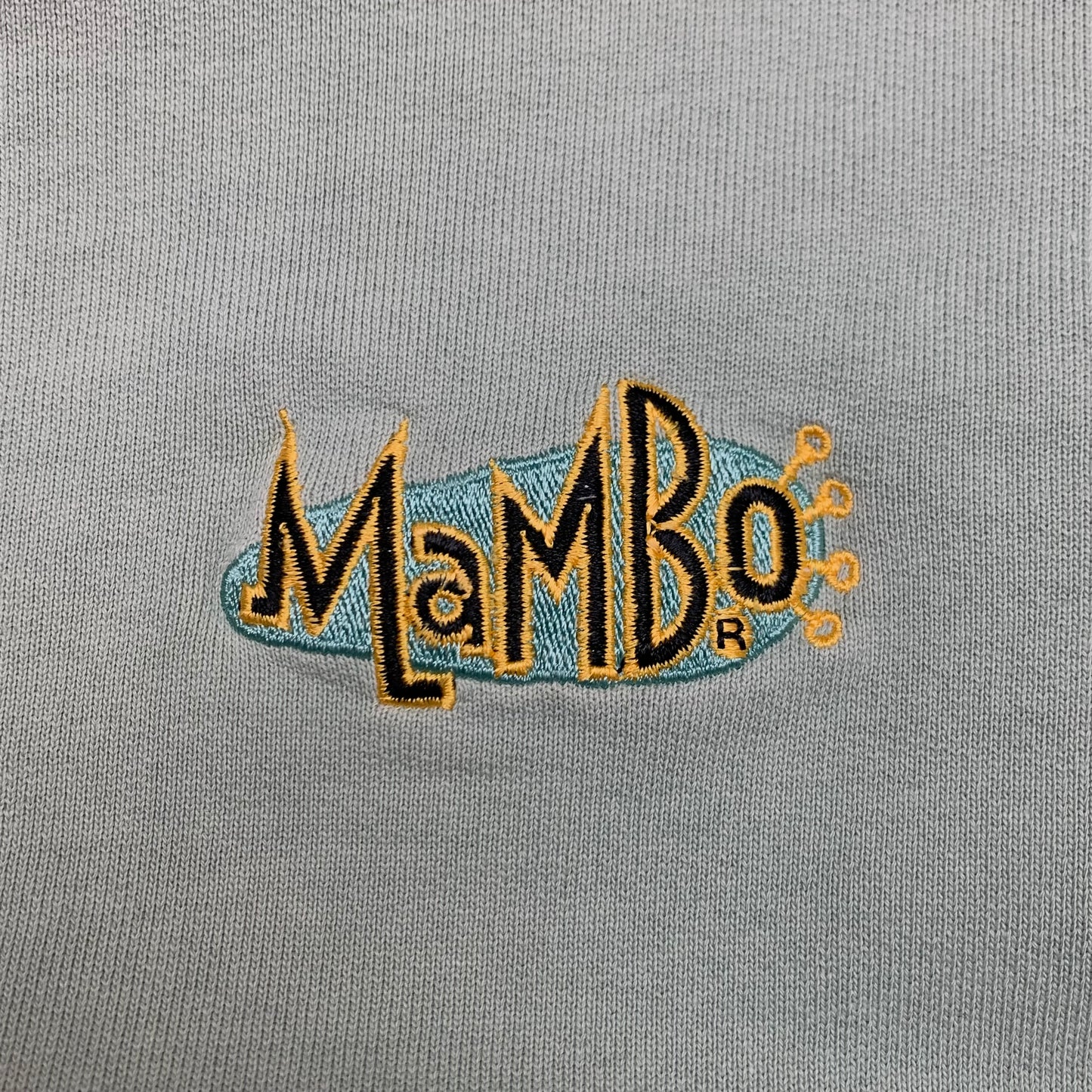 Mambo 90s mint green graphic boxy sweatshirt