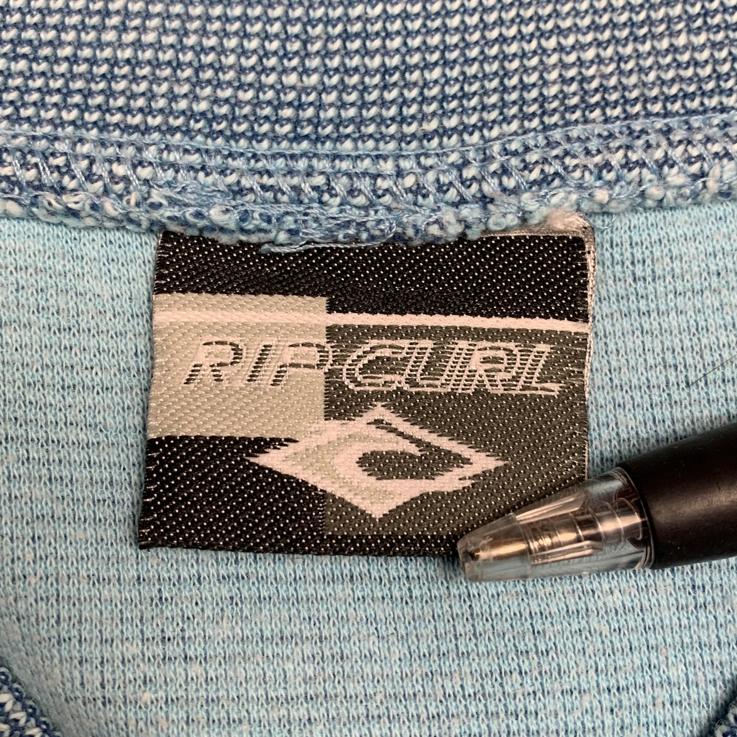 Rip Curl 90s blue thermal sweatshirt