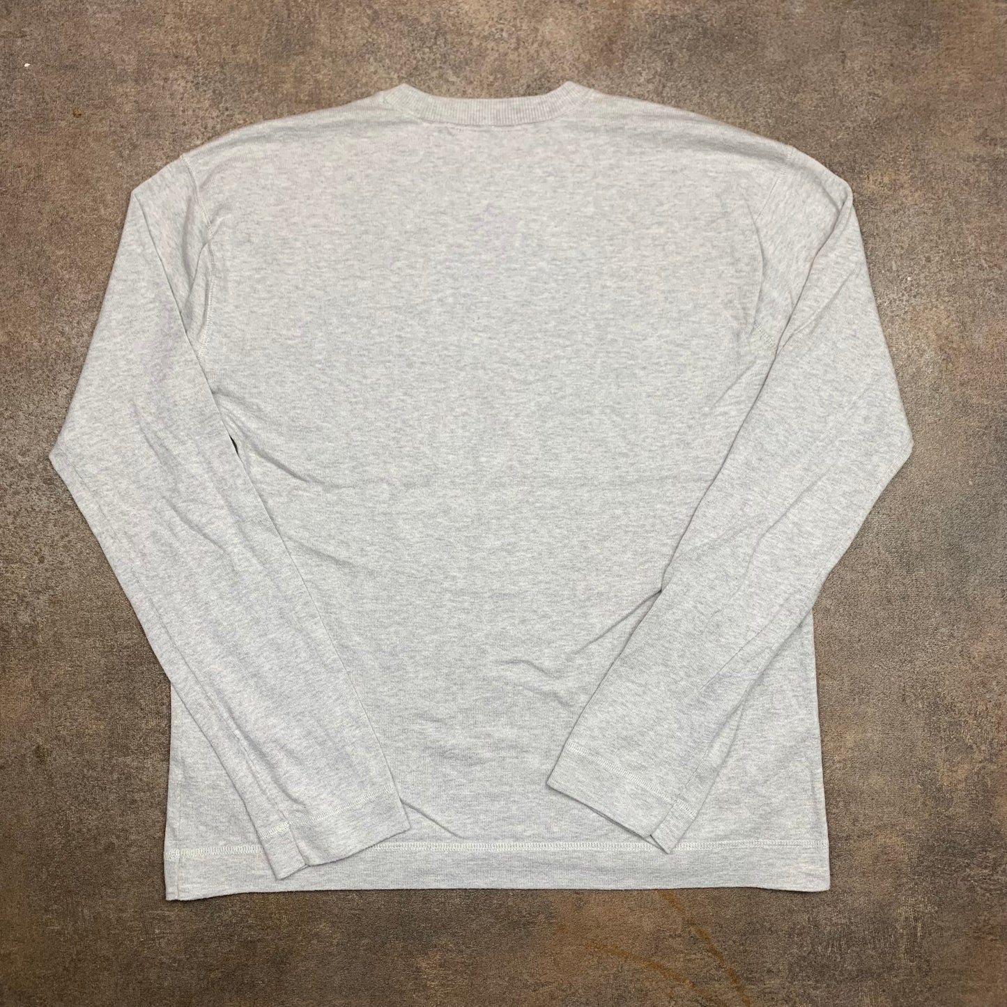 Rip Curl 00s graphic light grey knit jumper