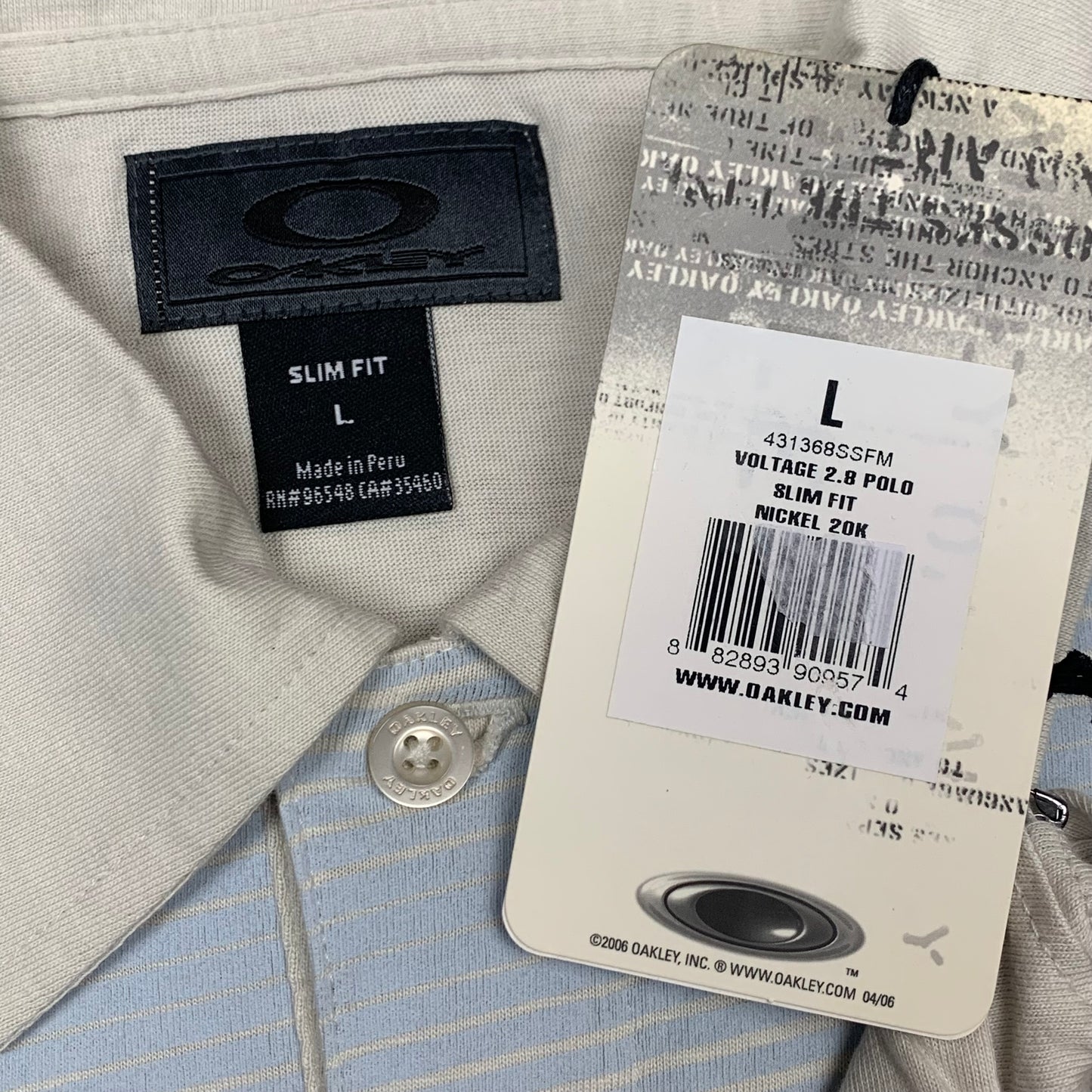 Oakley 00s deadstock graphic polo shirt