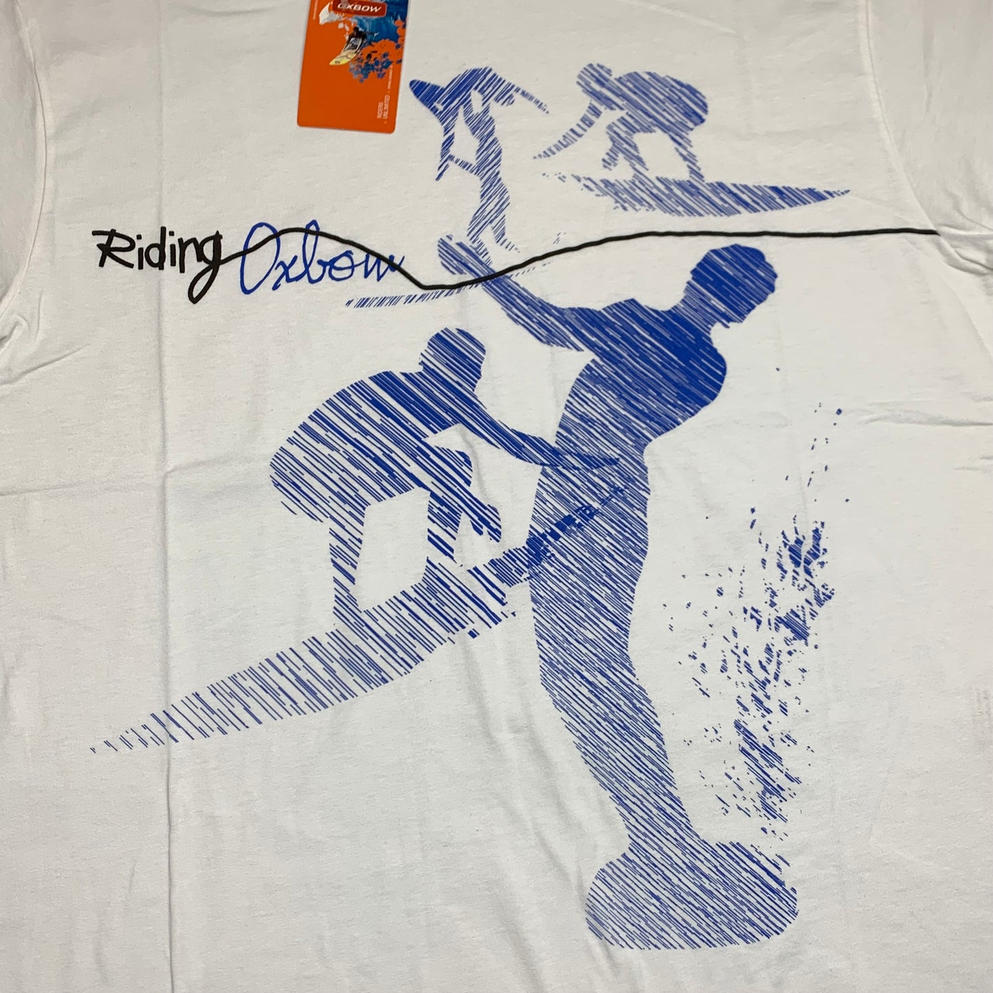 Oxbow 00s white surf graphic tee