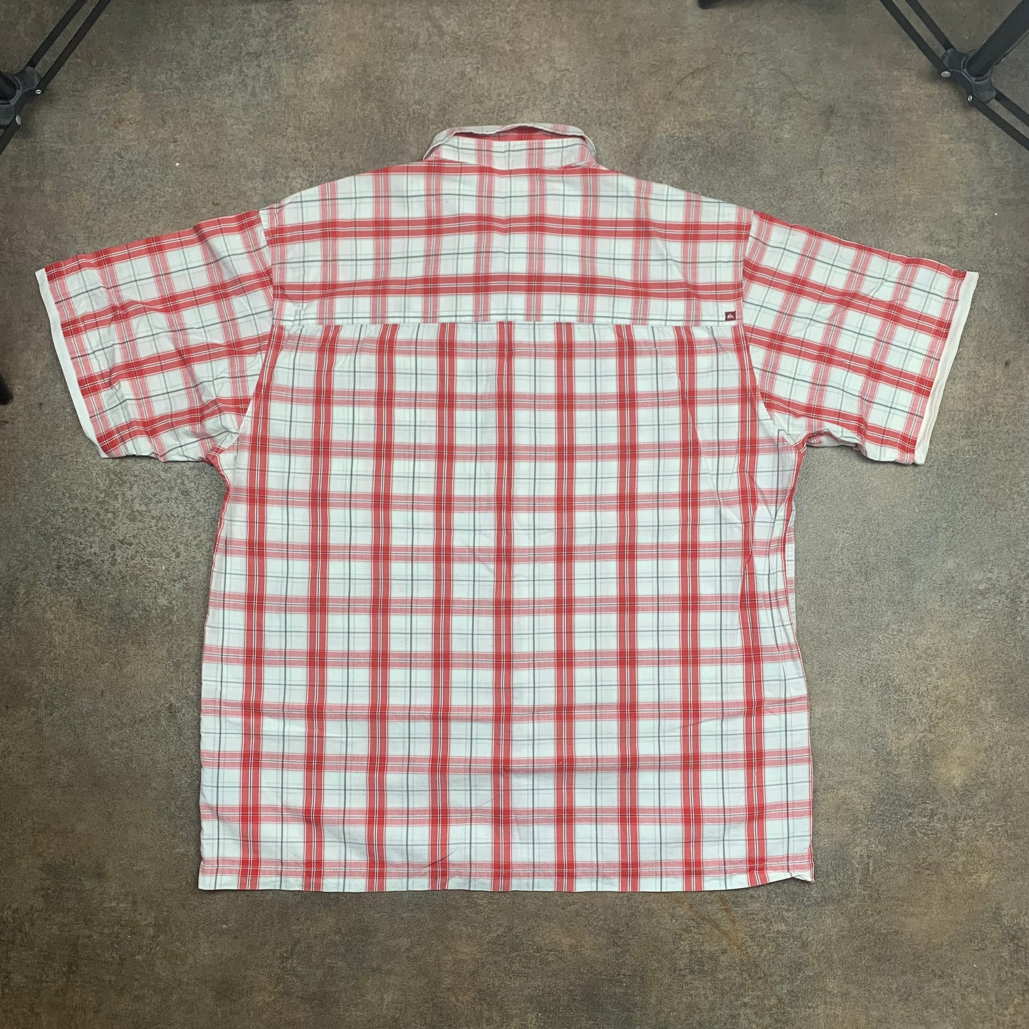 Quiksilver 00s plaid button shirt