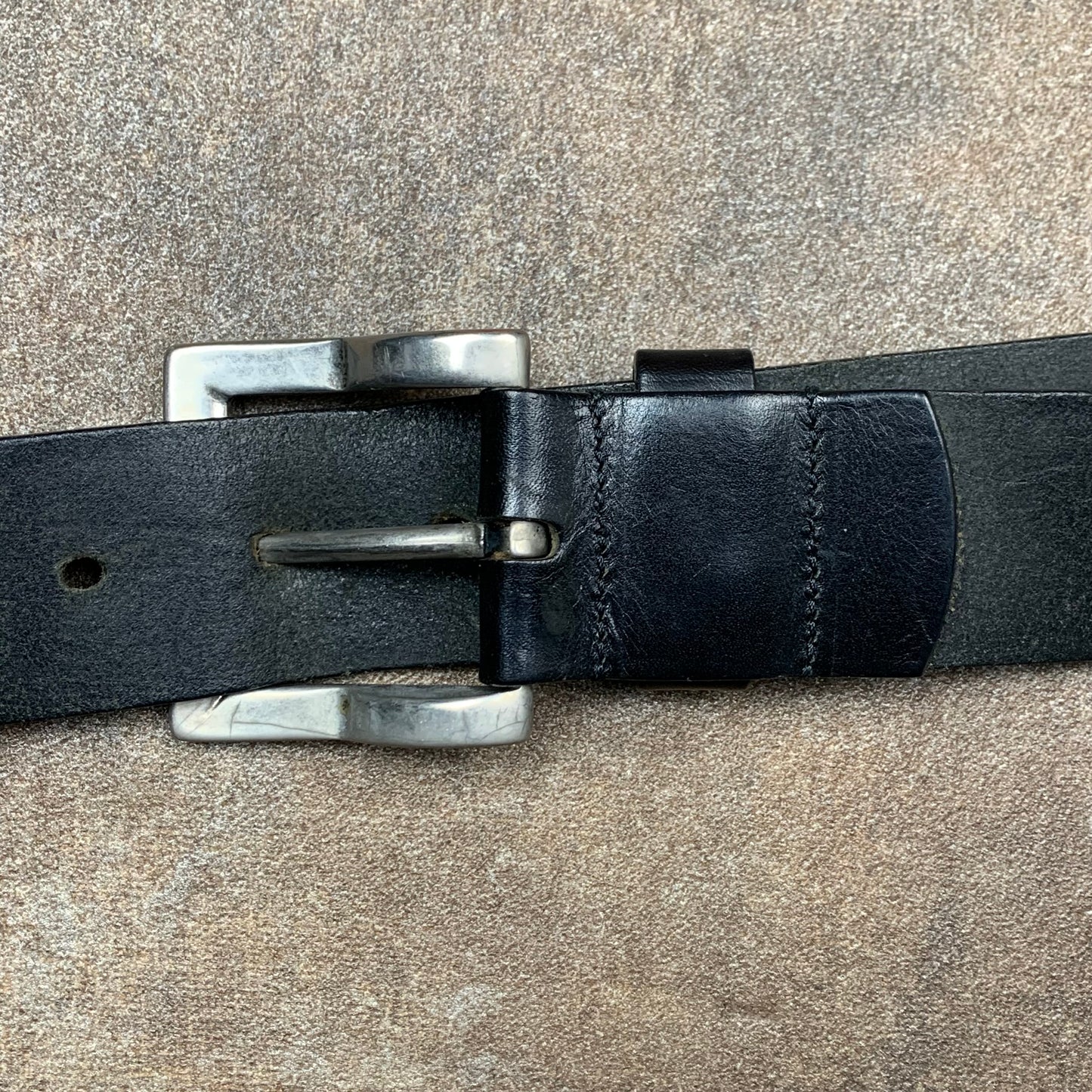 Armani Jeans 00s black logo belt