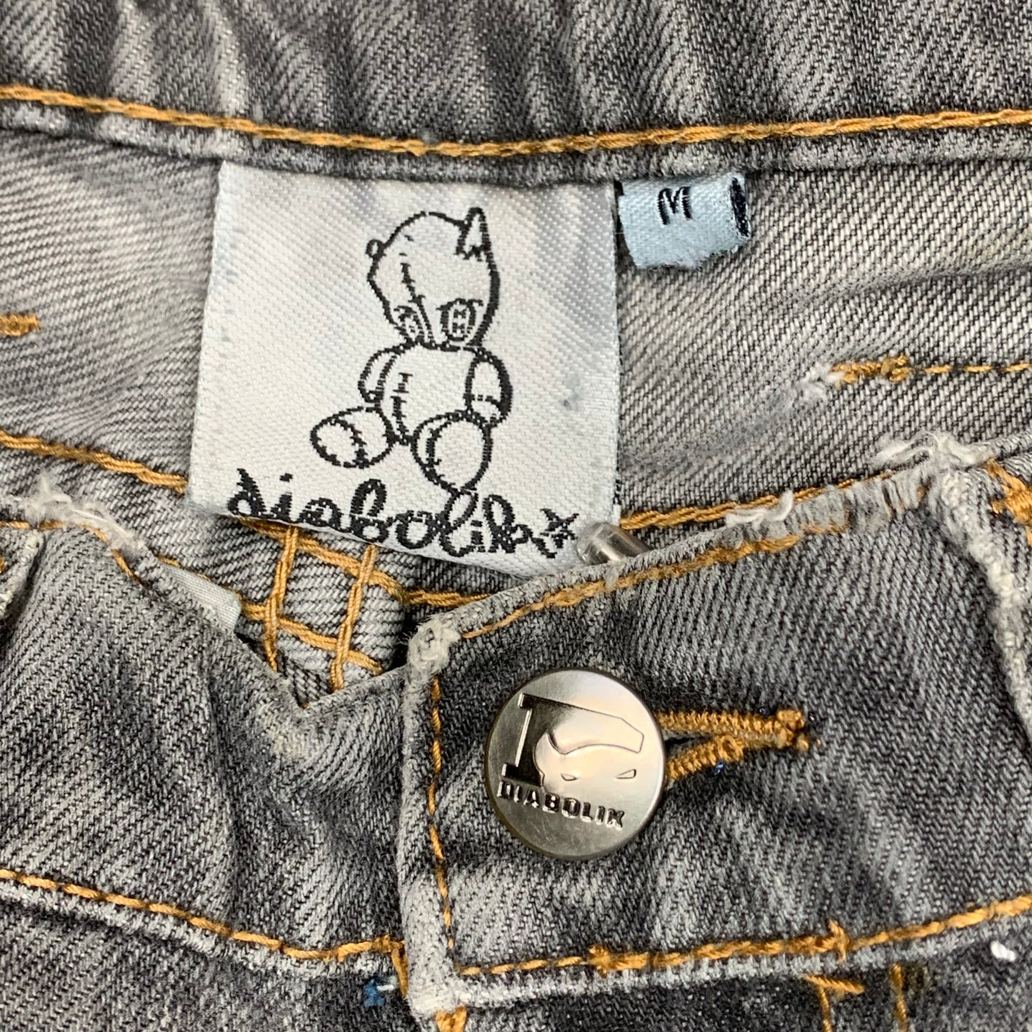Diabolik Goeland 00s baggy skull jeans