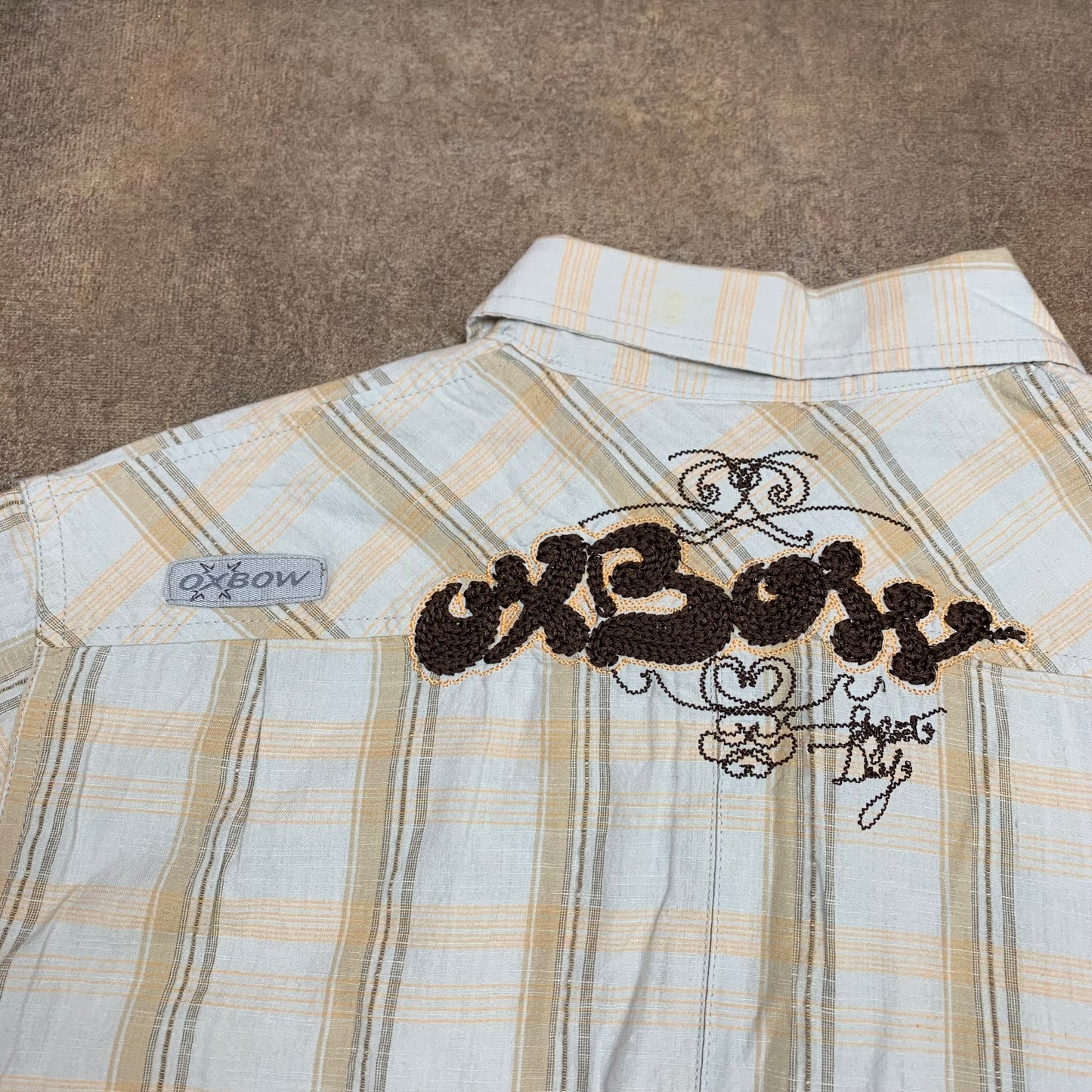Oxbow 00s deadstock graphic button shirt