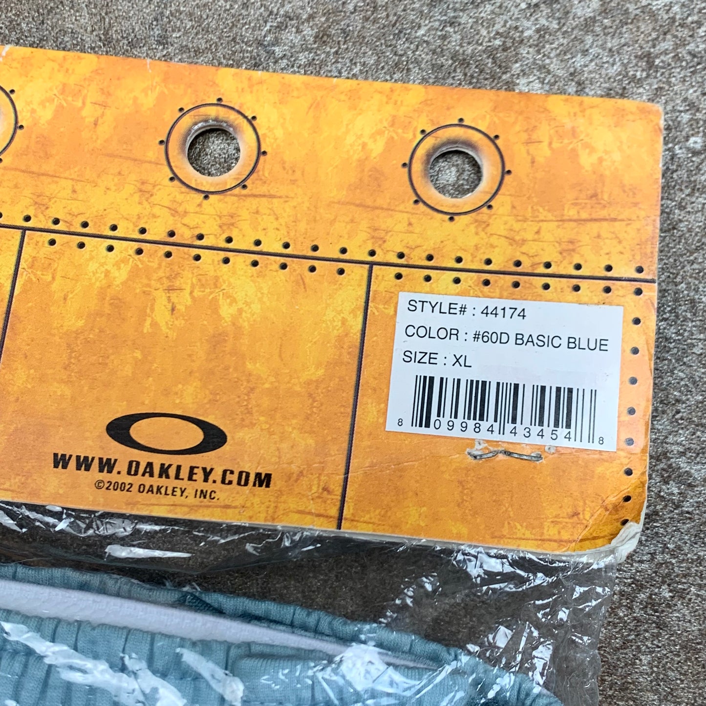Oakley Software 00s deadstock blue boxer pants