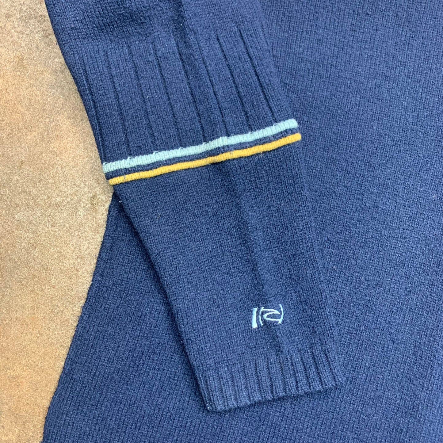 Rip Curl 00s navy quarter zip knit