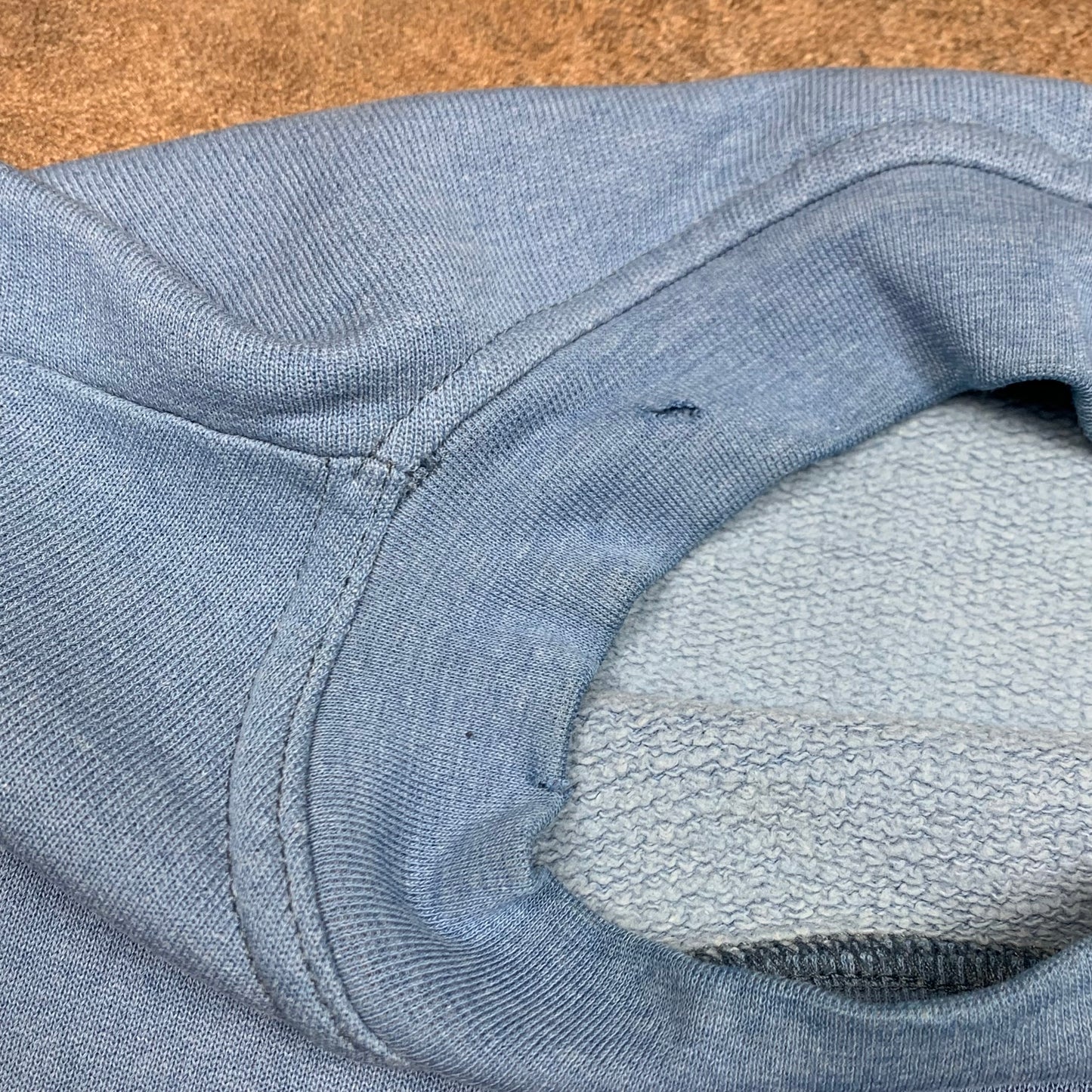 Quiksilver 90s blue graphic boxy sweatshirt