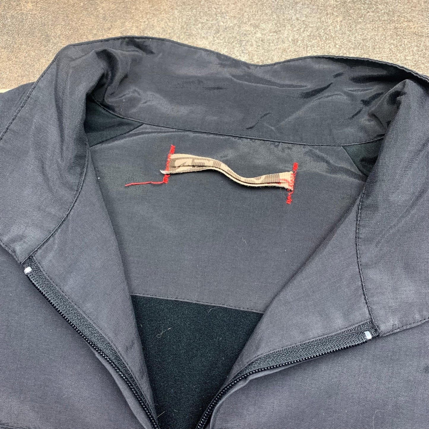 Rusty 00s black utilised track jacket