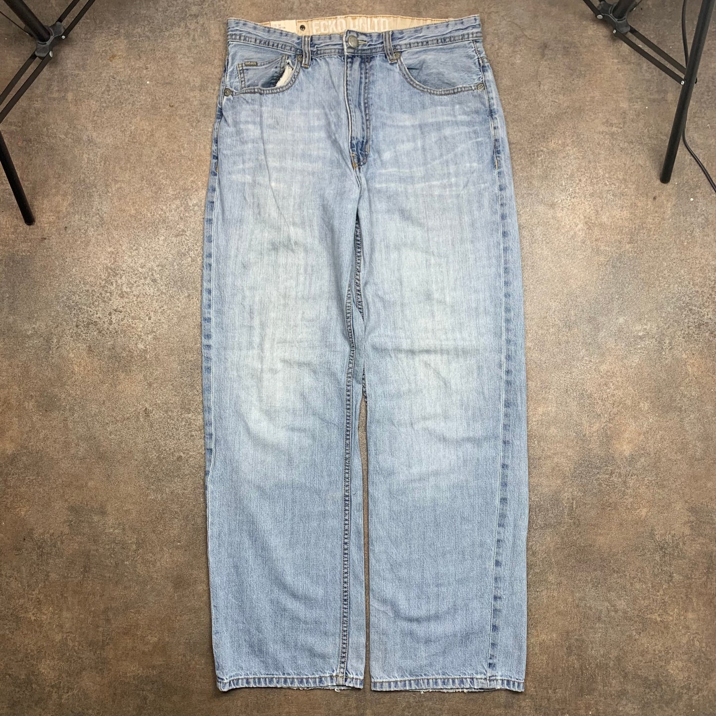 Ecko Unltd. 00s baggy embroidered jeans