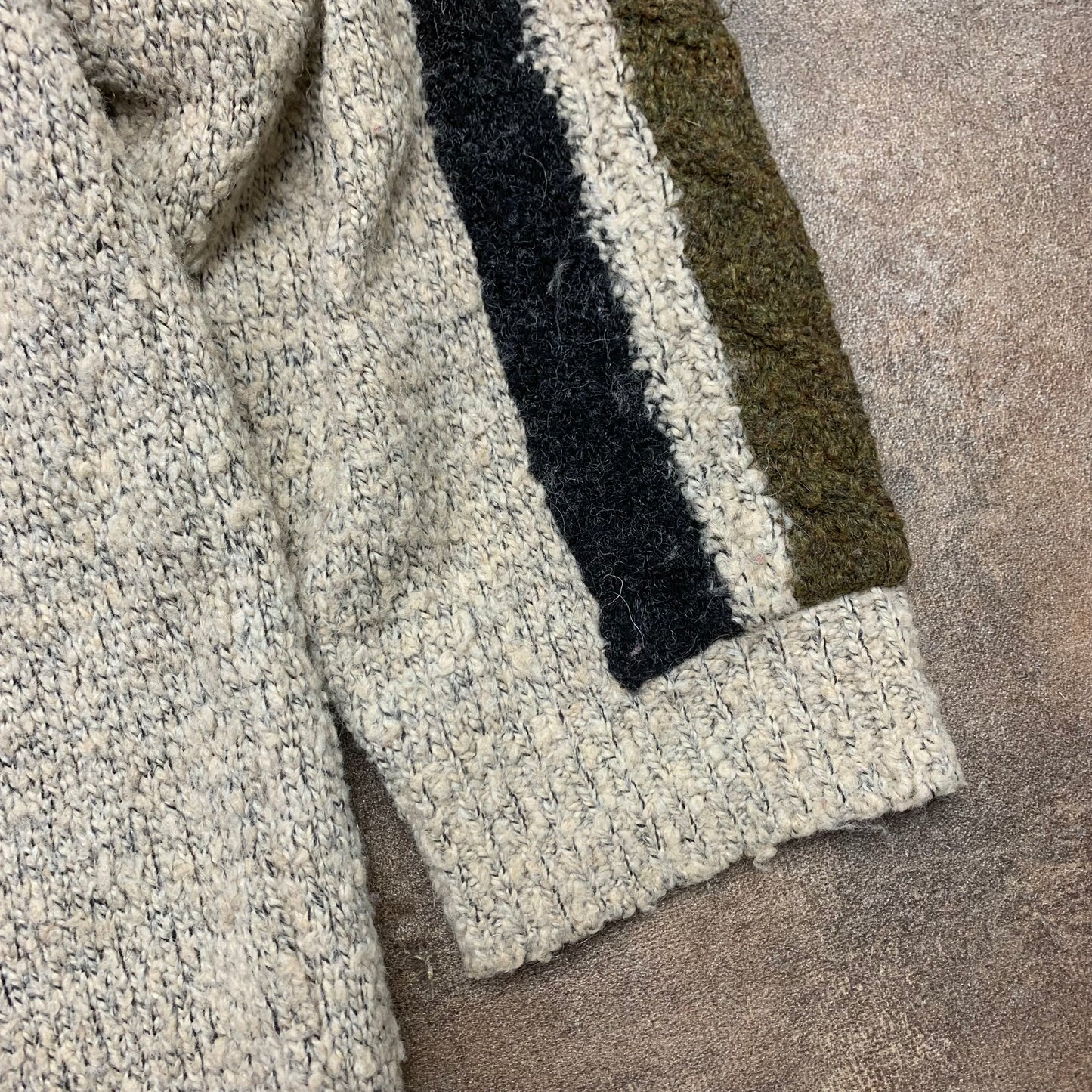 Oxbow 90s chunky knit graphic jumper
