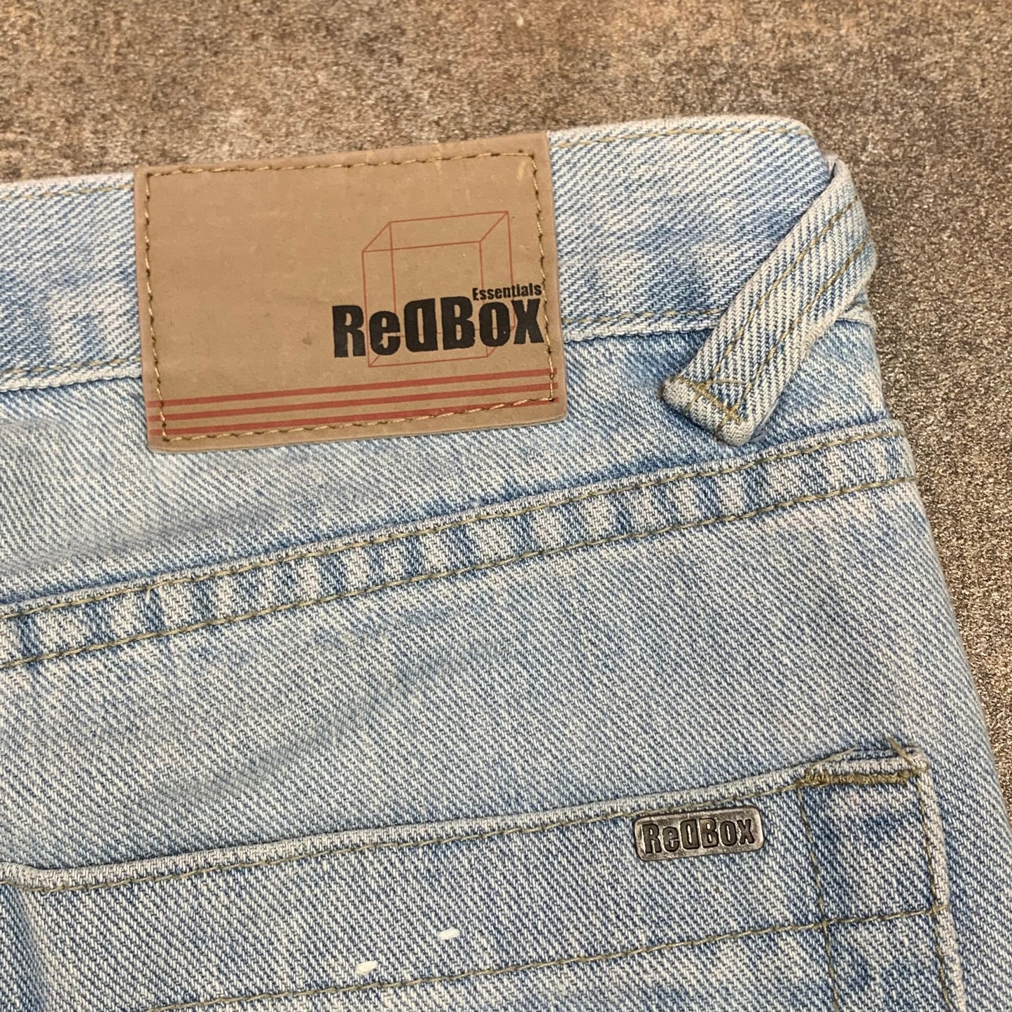 RedBox 00s baggy pale blue denim jeans