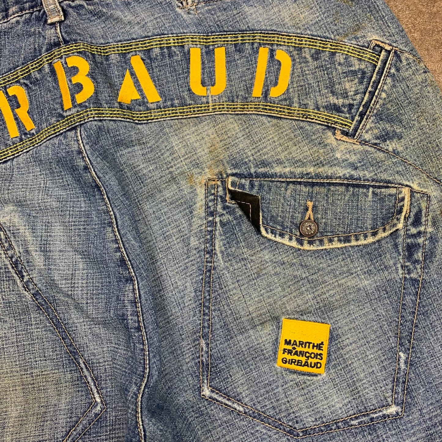 Marithé + François Girbaud 00s baggy graphic jeans